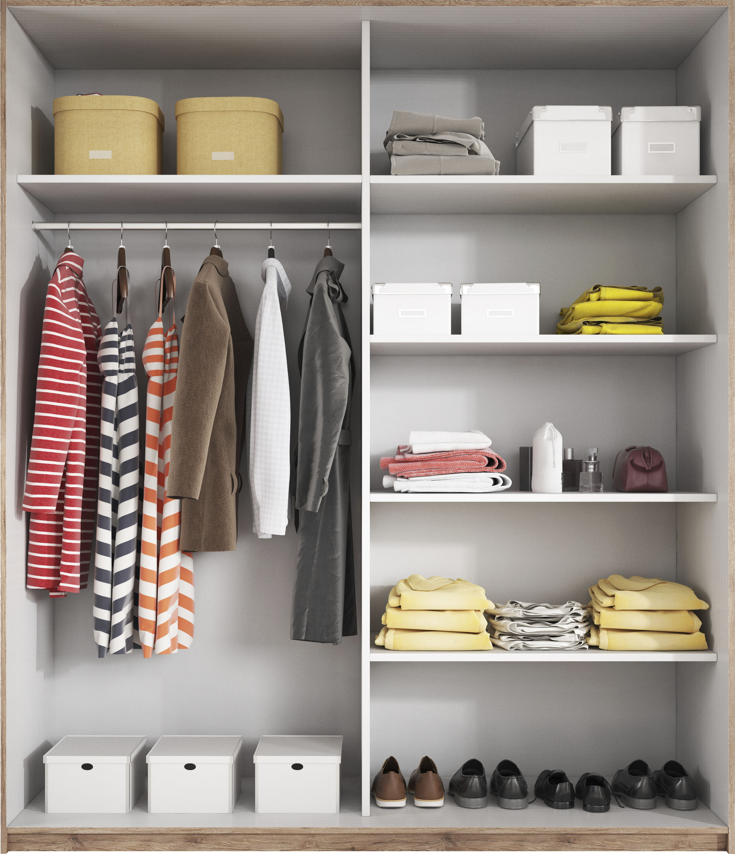 Thumbnail - Home affaire Schwebetürenschrank "Galaxy Kleiderschrank, Wäscheschrank 200, 220 oder 270cm breit" INKLUSIVE kompletter I...