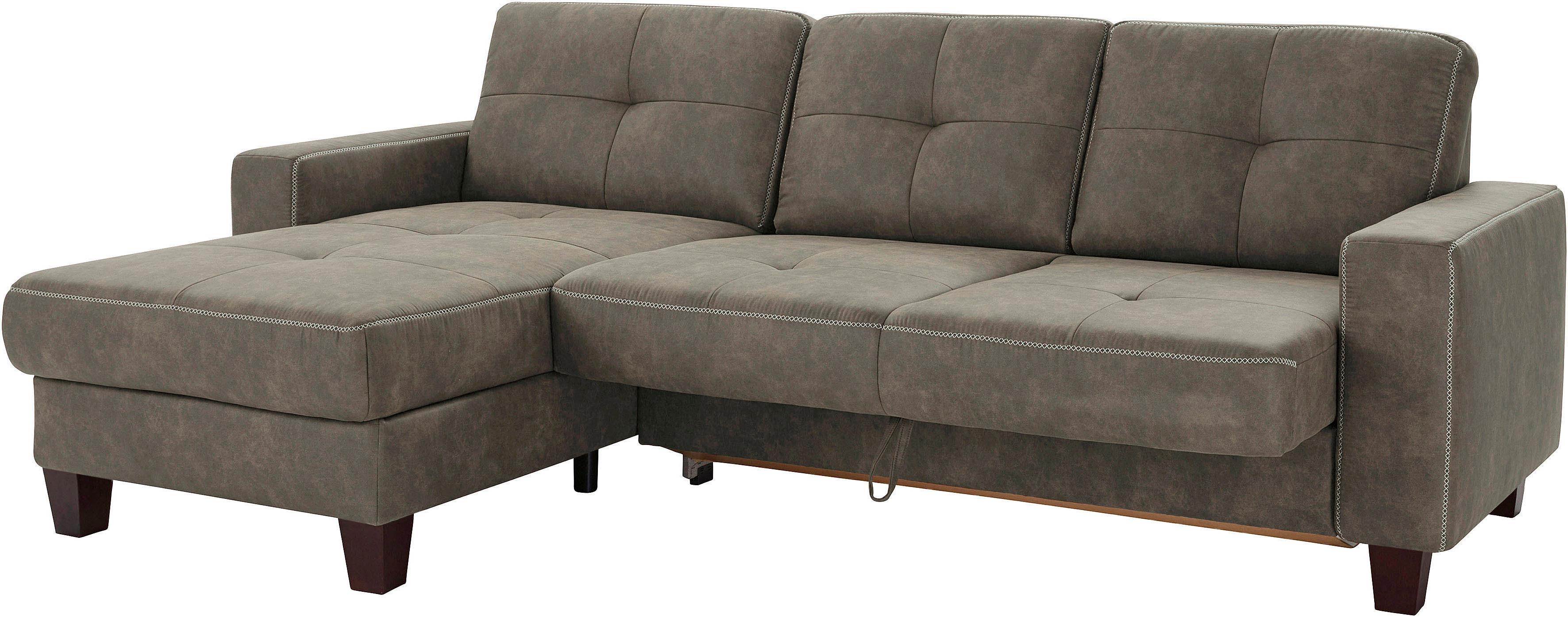Thumbnail - Places of Style Ecksofa "Varese L-Form", wahlweise mit Bettfunktion und Vorziehfunktion