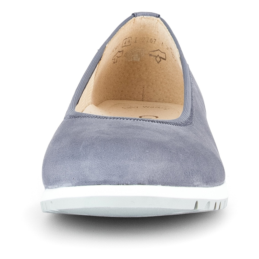 Gabor Ballerina »FLORENZ«, Slip-On Sneaker, Freizeitschuh in Schuhweite G (weit)