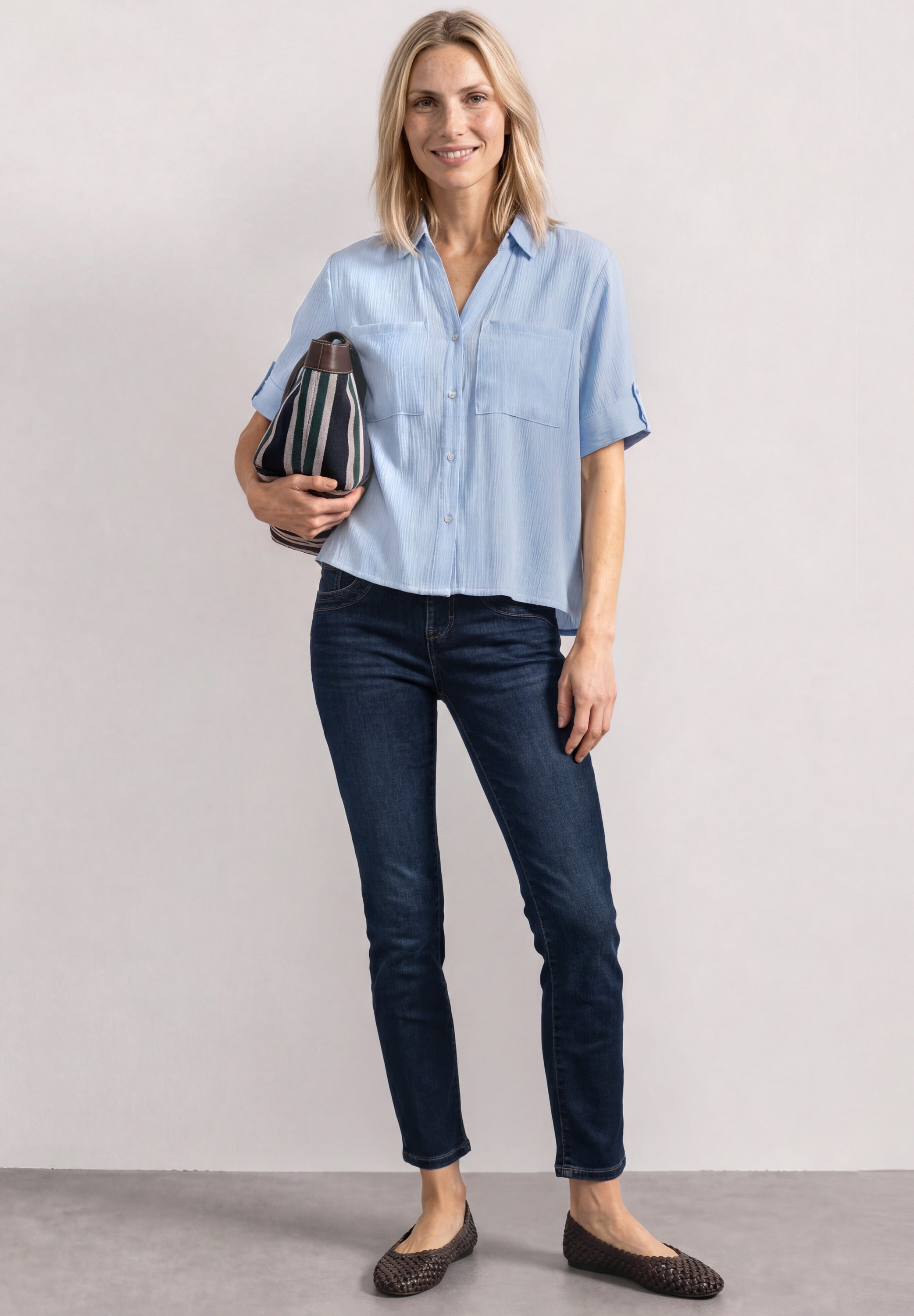 STREET ONE Slim-fit-Jeans Middle Waist