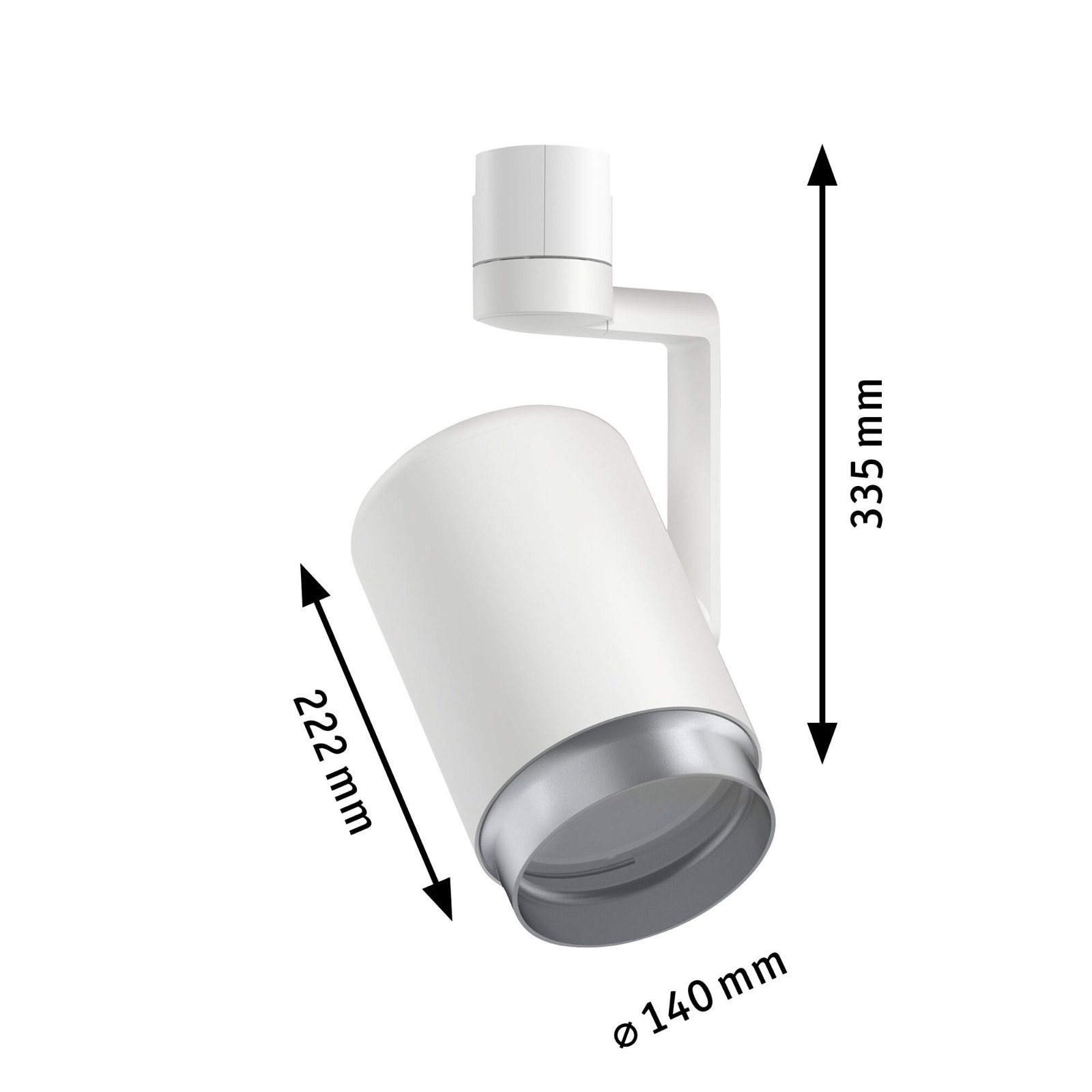 Paulmann Schienensystem-Leuchten »URail Schienenspot Asthene Einzelspot E27 max. 50W 230V«, dimmbar