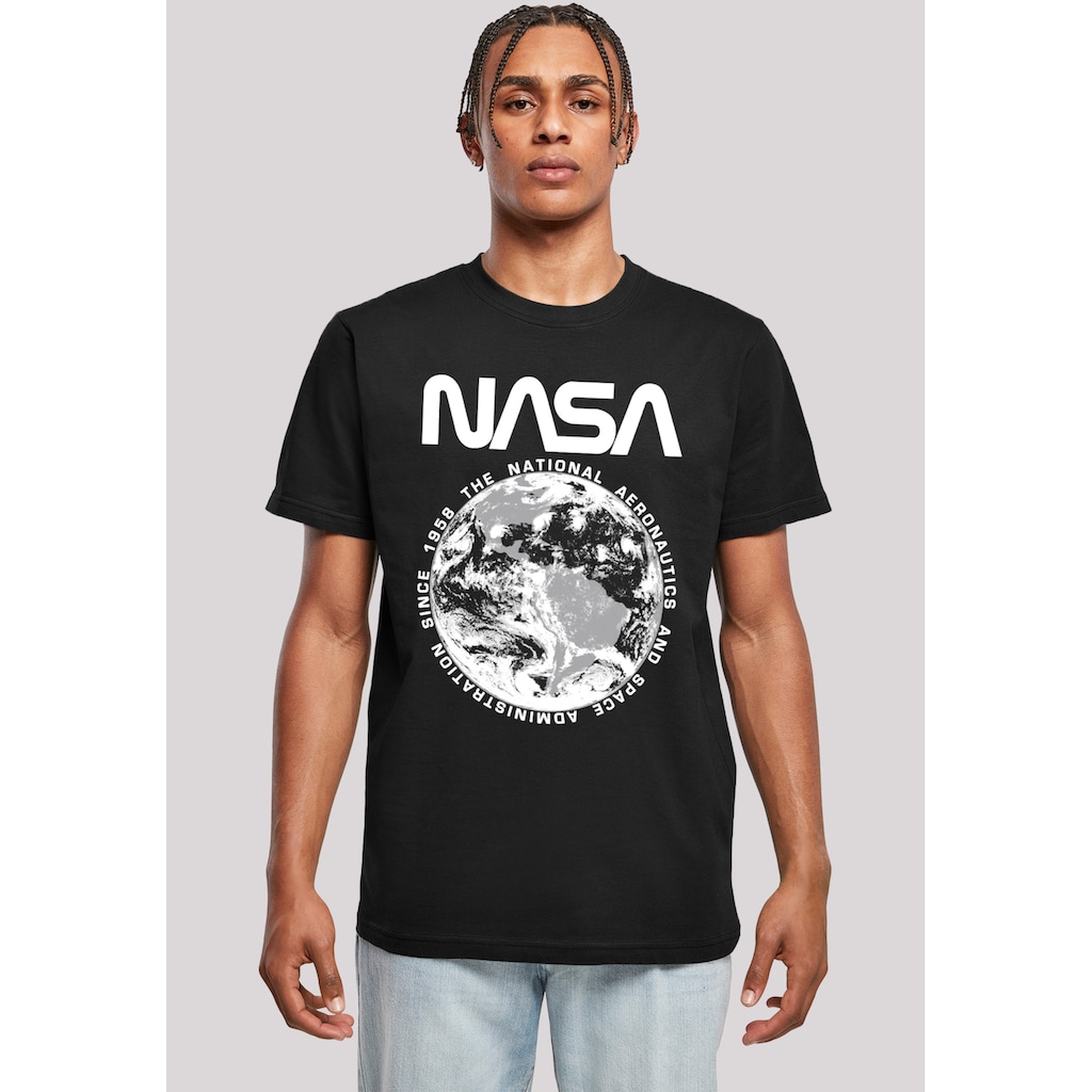 F4NT4STIC T-Shirt »NASA Planet Earth«, Herren,Premium Merch,Regular-Fit,Basic,Bedruckt