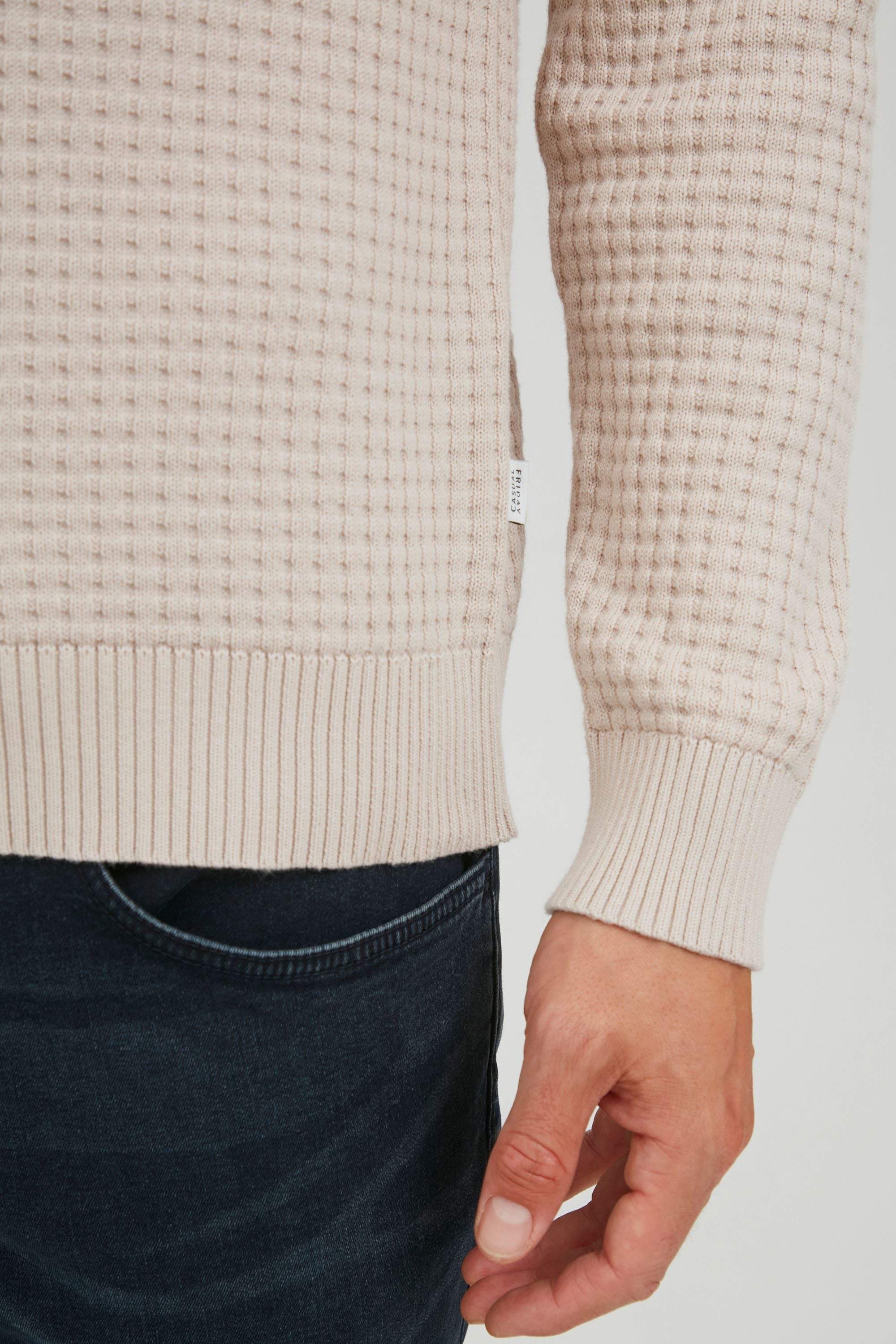 Casual Friday Strickfleece-Pullover »Strickpullover CFKarlo«