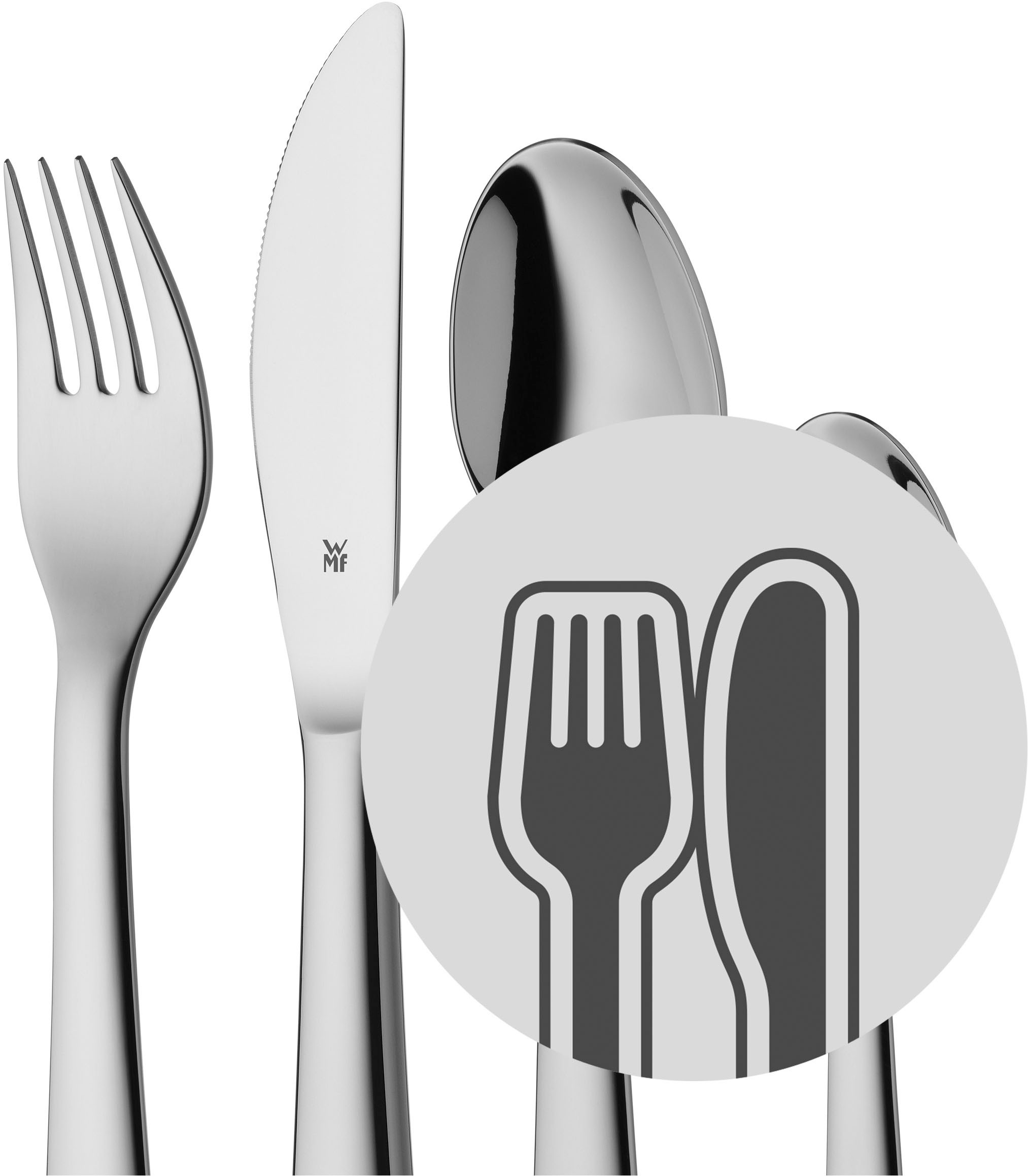 WMF 1285816040 flatware set 4 pc(s) Stainless steel