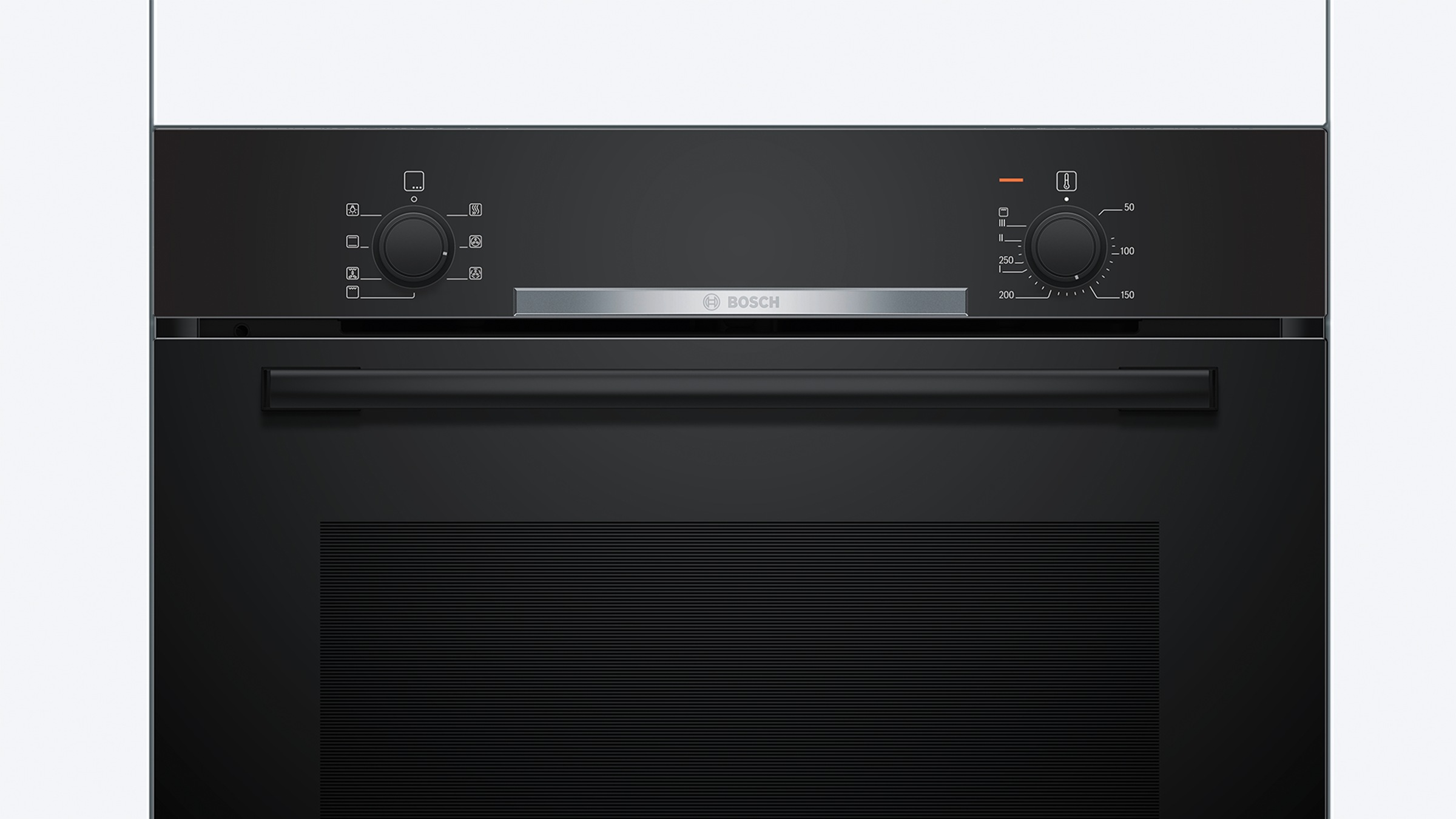 BOSCH Backofen Serie 2 "HBA510BA3" mit Teleskopauszug nachrüstbar 3D-Heißluft für gleichzeitiges Backen & Braten auf bis zu 3 Ebenen