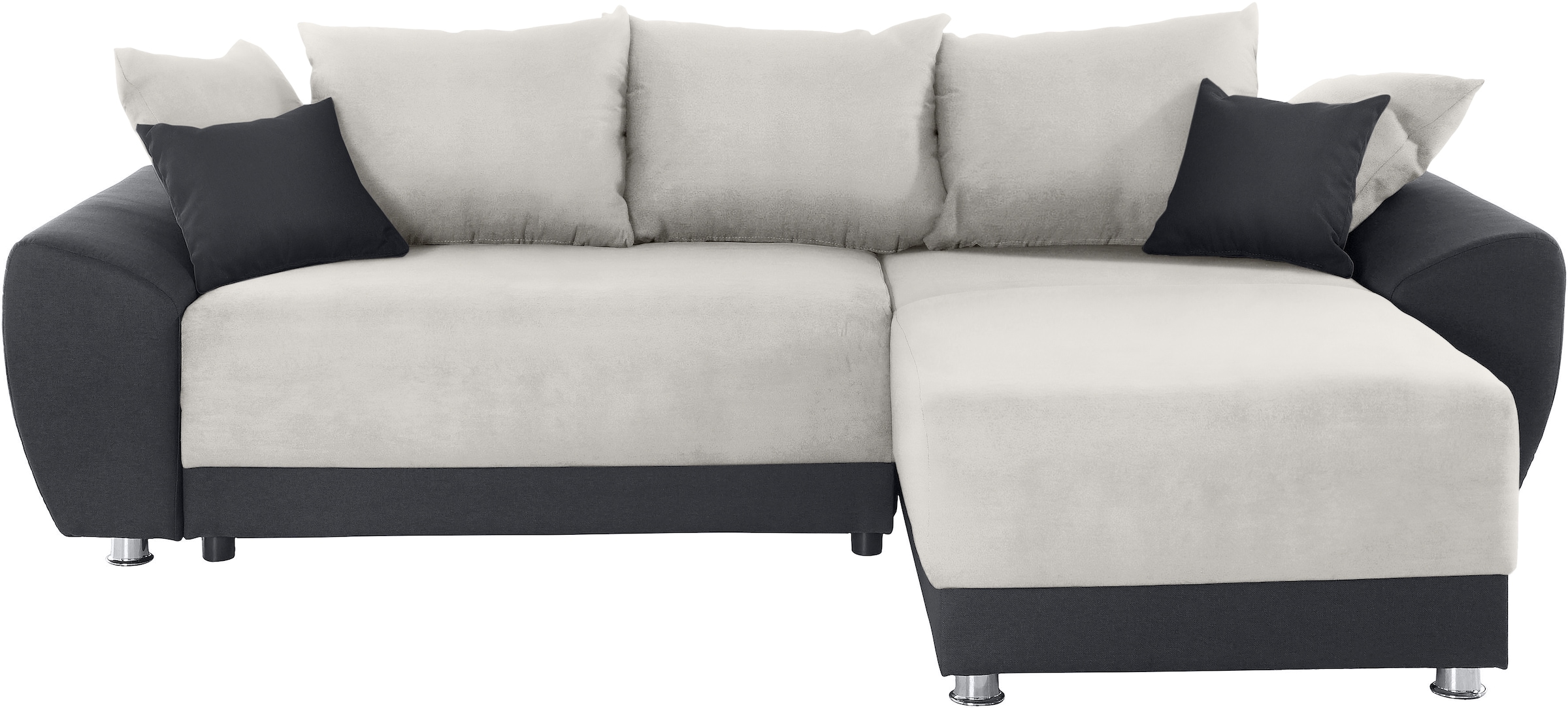 COLLECTION AB Ecksofa »Riviera L-Form«, LED-RGB-Beleuchtung