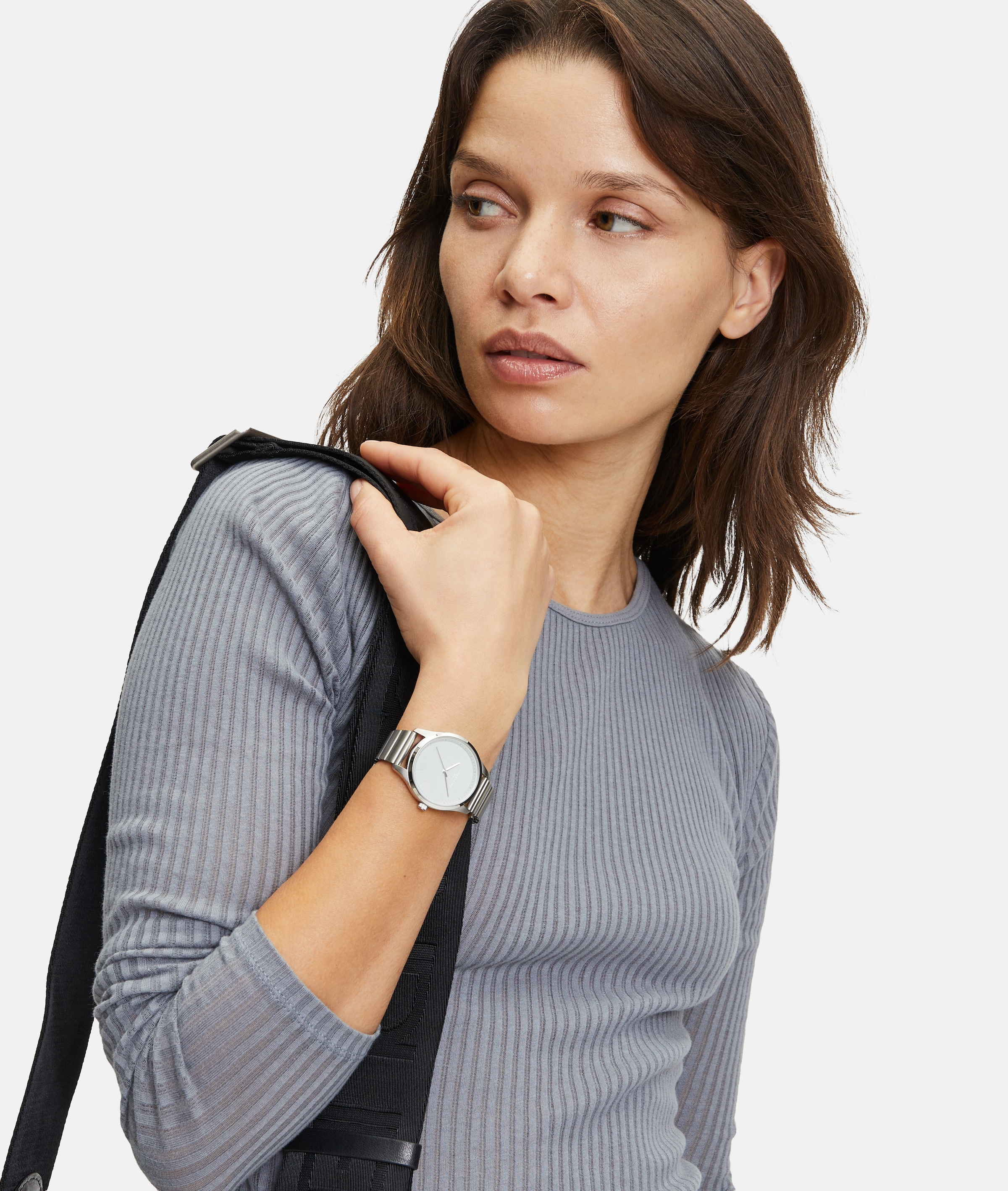 Liebeskind Berlin Quarzuhr »Basic Staples«, Armbanduhr, Damenuhr, Edelstahlarmband, analog