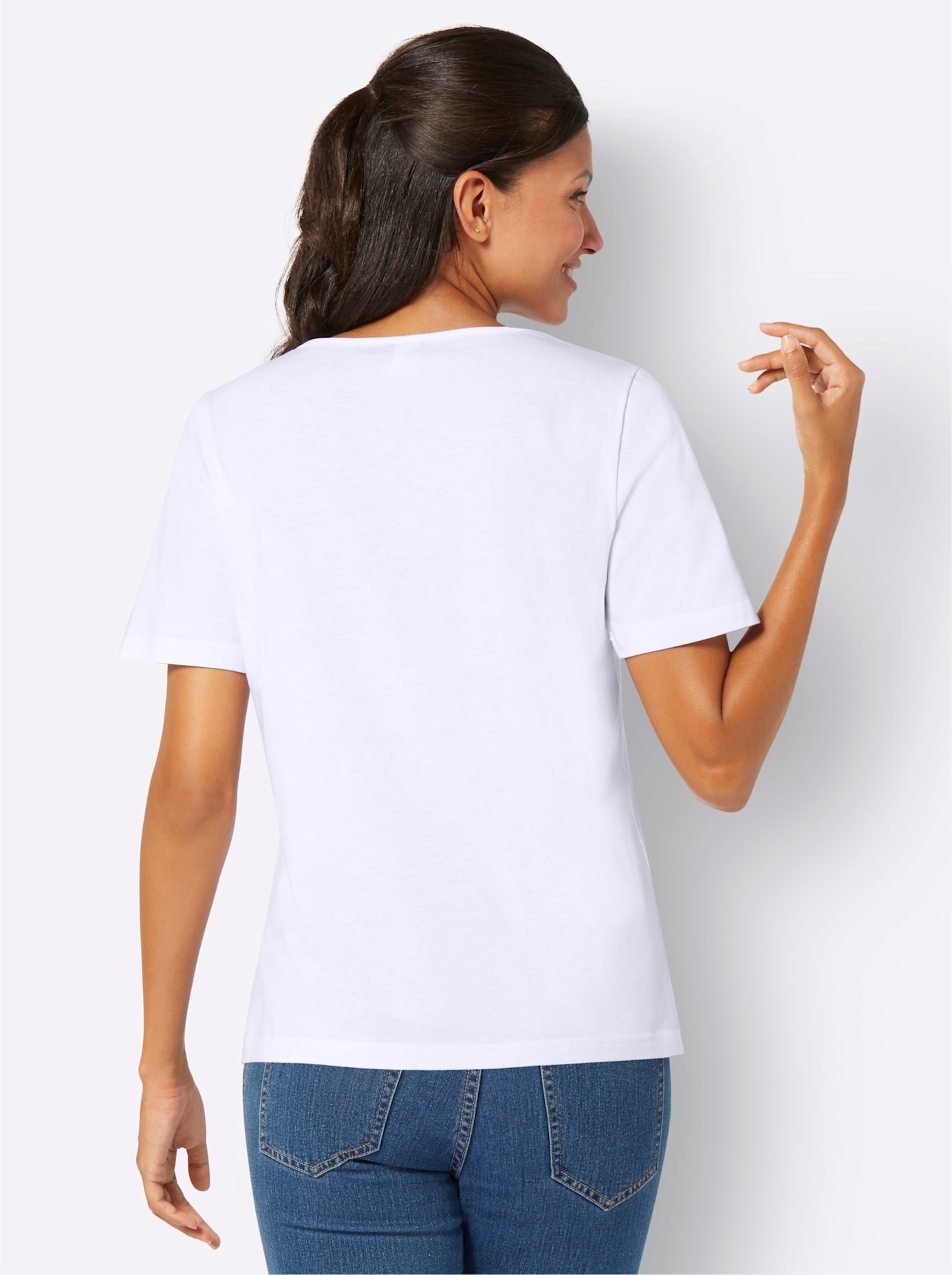 Classic Basics Trachtenshirt "Rundhals-Shirt" 1 Stk. tlg. günstig online kaufen
