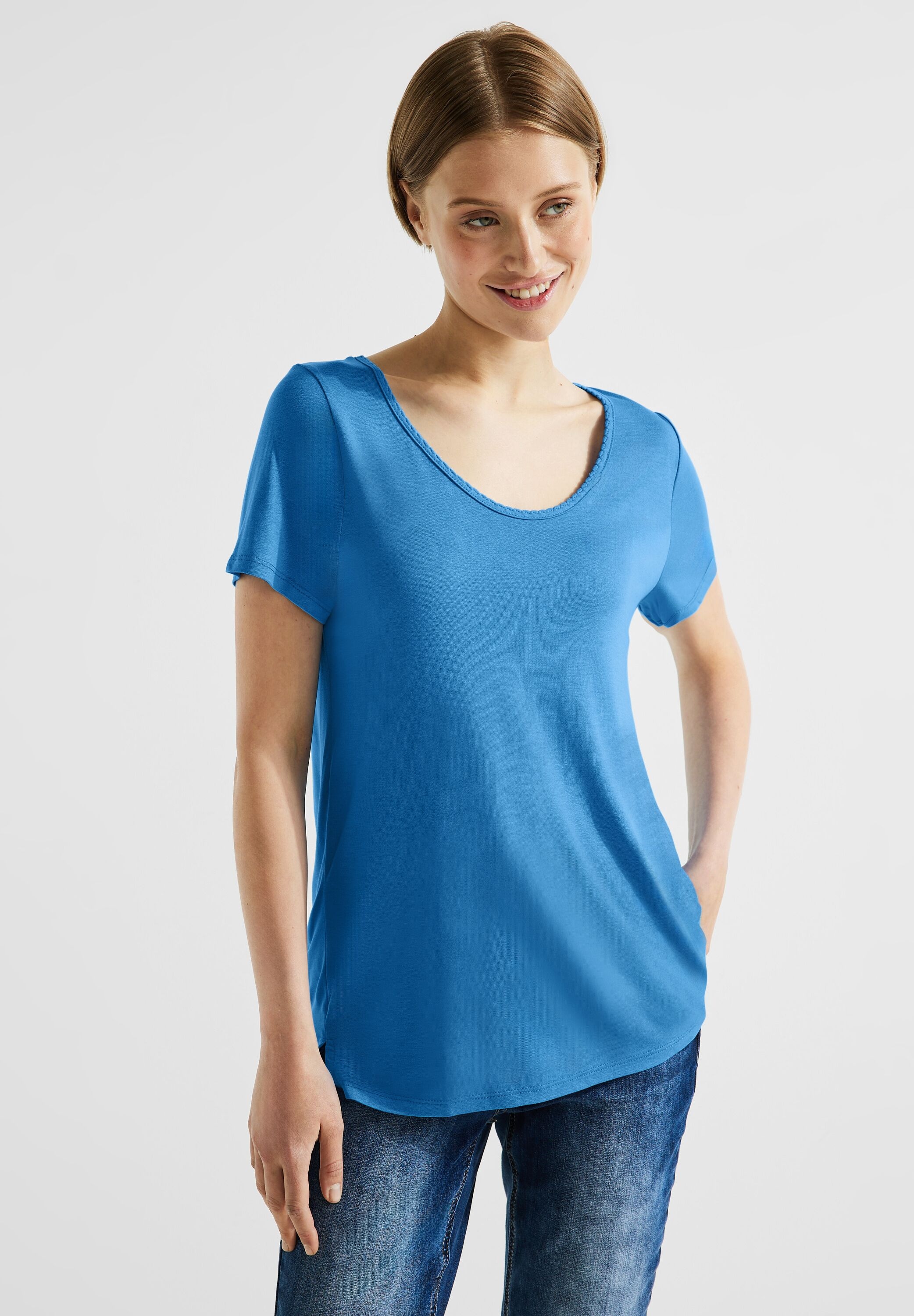 STREET ONE T-Shirt, in BAUR online kaufen | Unifarbe