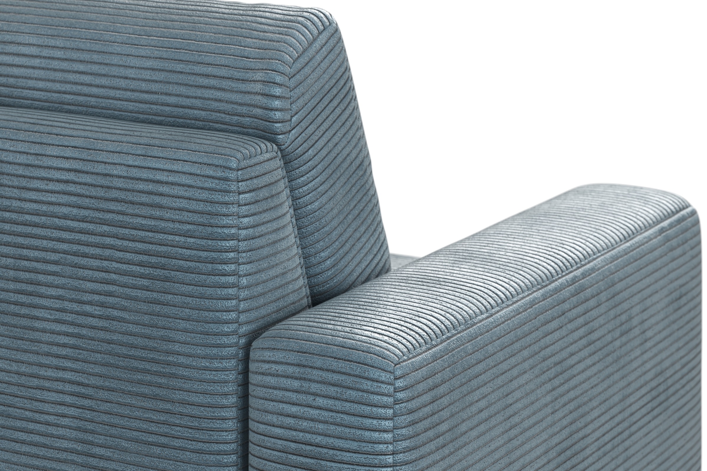 Home affaire Ecksofa »Summer L-Form« mit Ottomane, wahlweise mit Bettfunktion und Bettkasten, Cord-Bezug