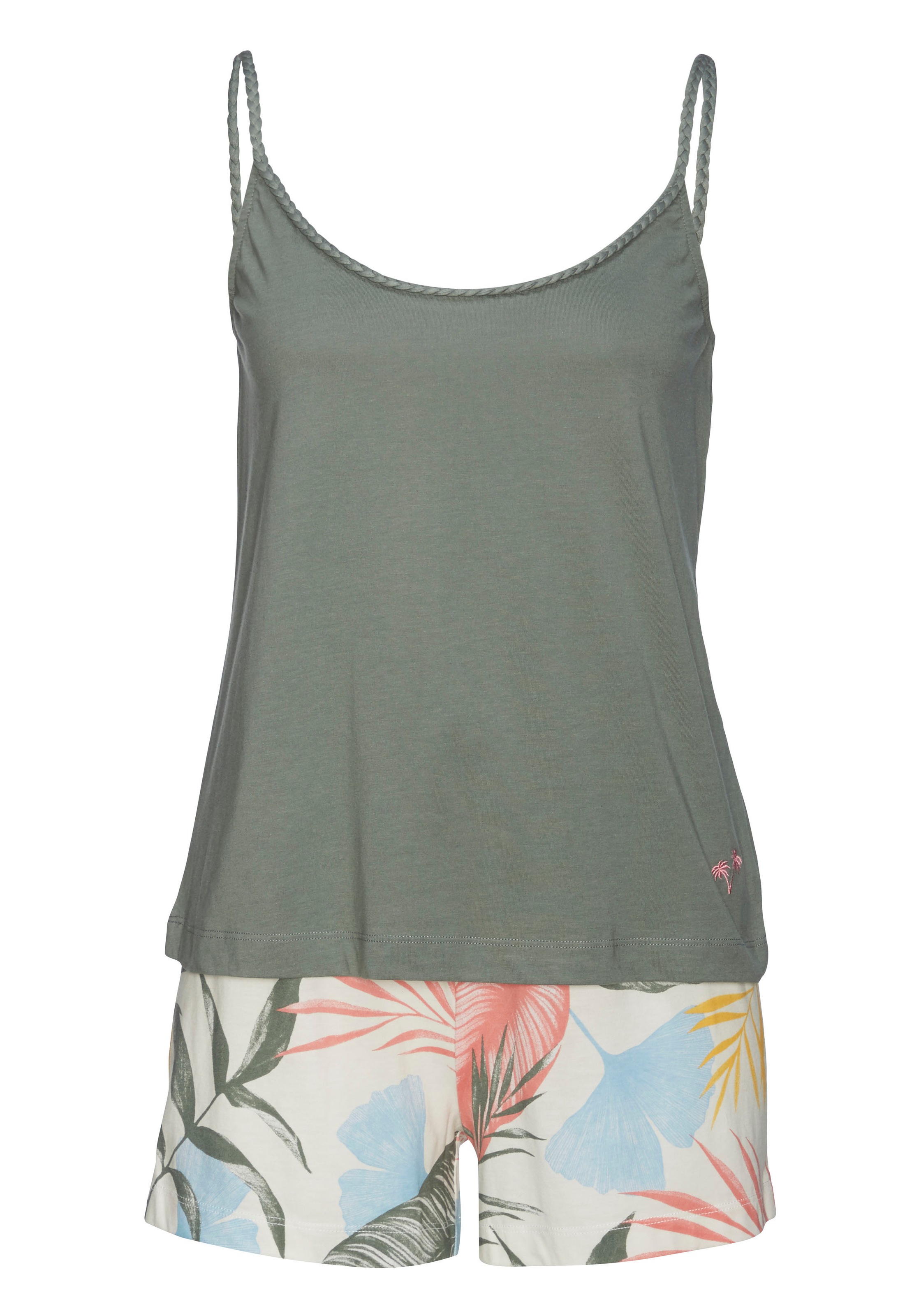 Vivance Dreams Shorty 2-teilig, 2 tlg. mit floralem Druck günstig online kaufen