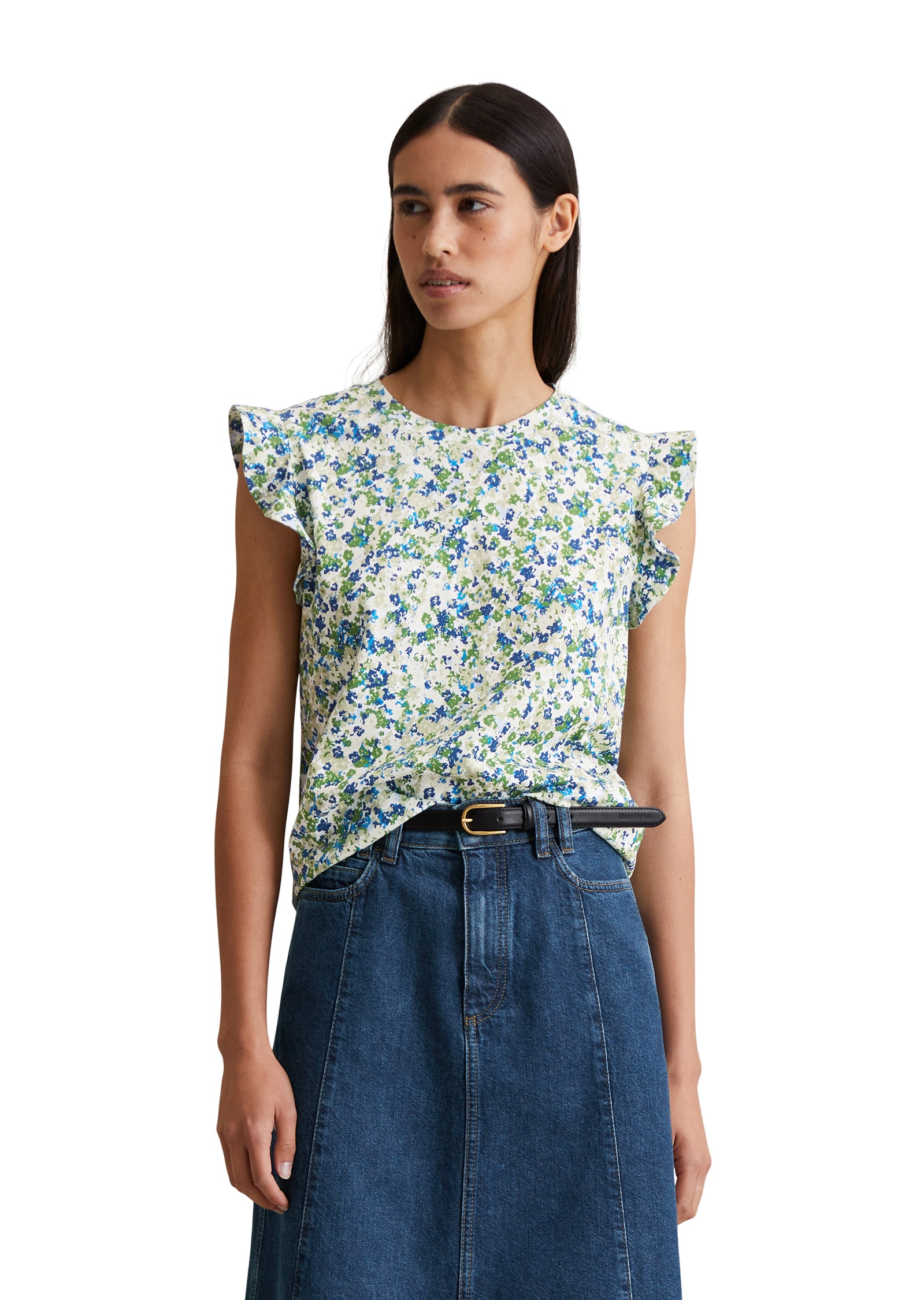 Marc OPolo DENIM T-Shirt "mit Allover-Print" günstig online kaufen