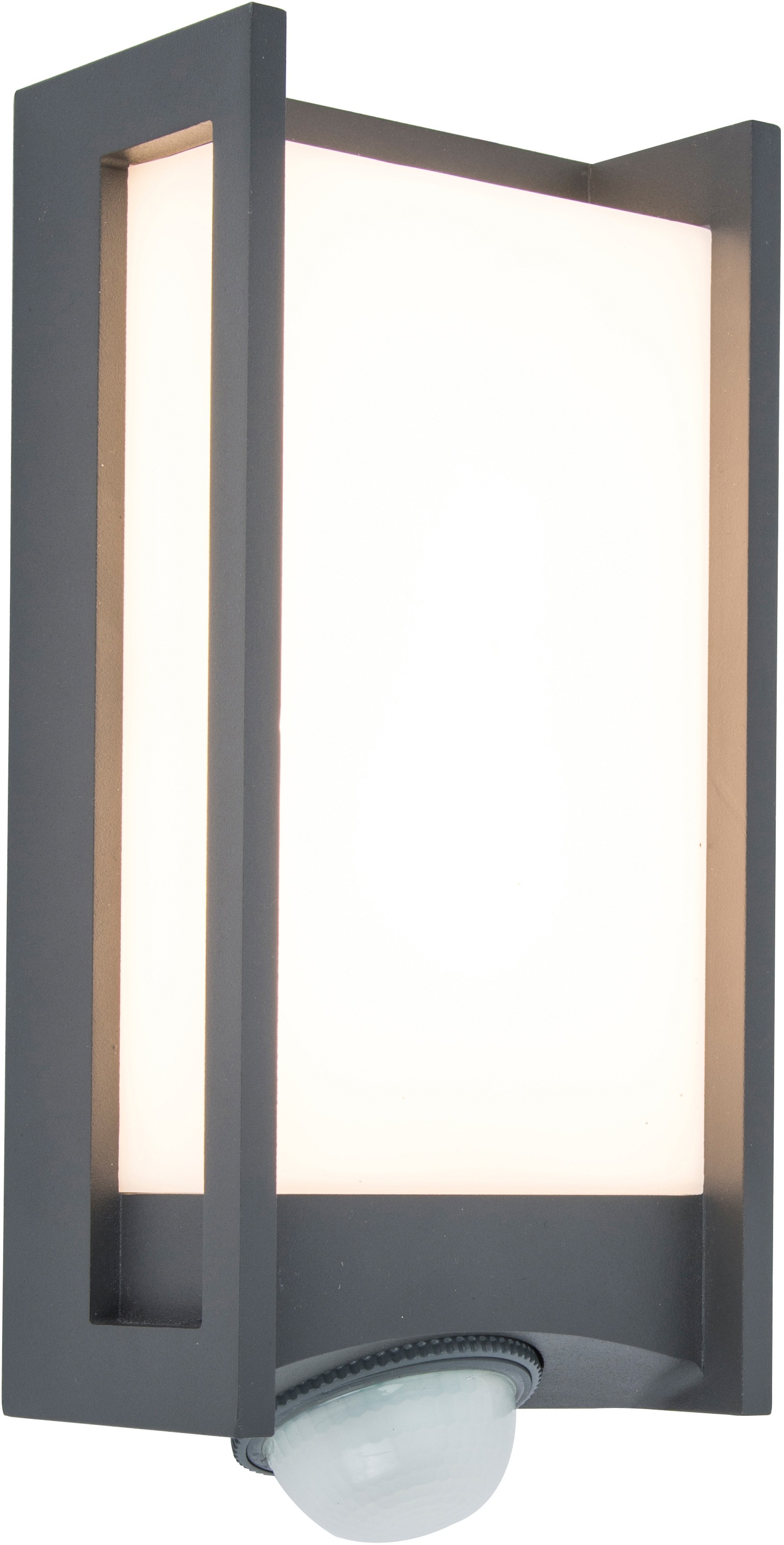 LUTEC LED Außen-Wandleuchte QUBO 5193002118, LED-Modul, 1 St., Warmweiß