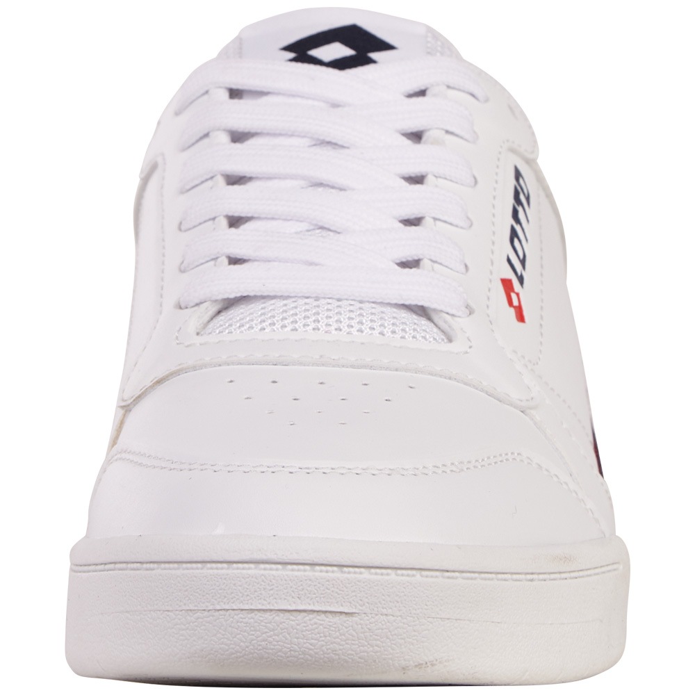 Sneaker LOTTO, Damen, Gr. 36, rot (weiß, rot), Kunstfaser, Synthetik, clean, Schuhe Sneaker, - besonders vielseitig zu kombinieren 2
