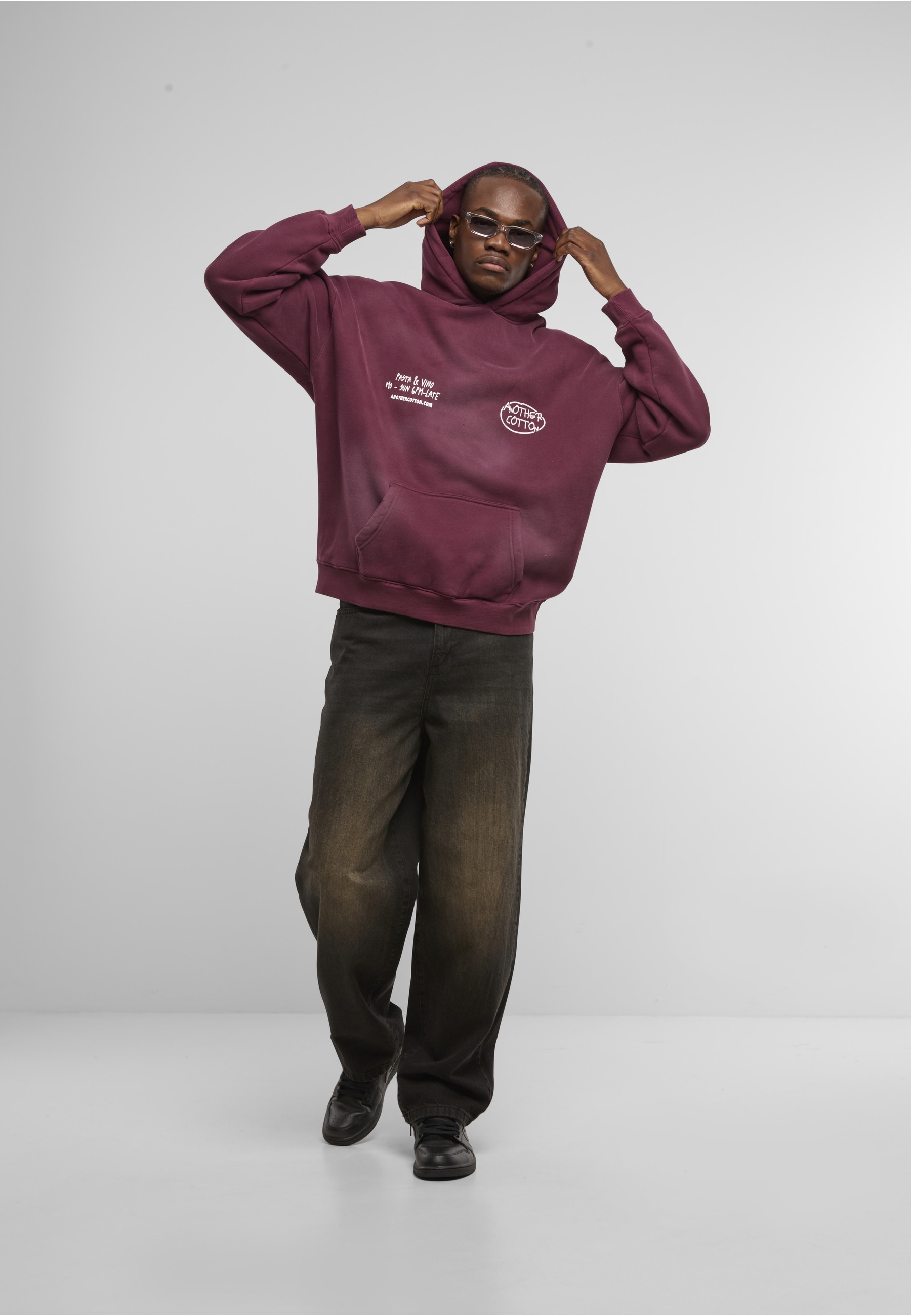Another Cotton Lab Kapuzensweatshirt »Another Cotton Lab Pasta Night Washed Hoodie«, 1
