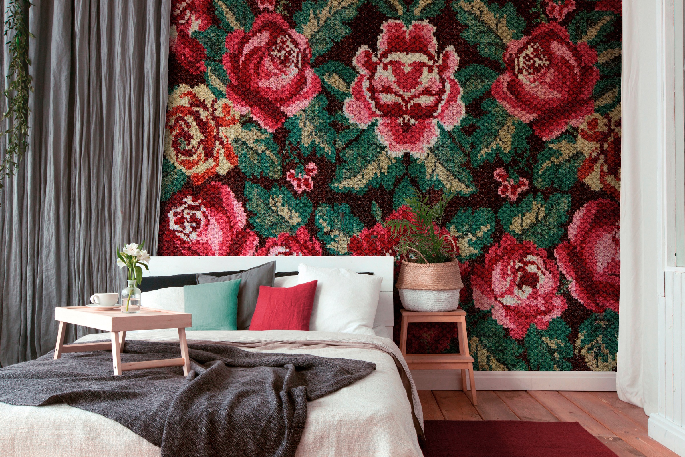 Architects Paper Fototapete »Atelier 47 Folklore 1«, floral, Vlies, Wand, Schräge, Decke