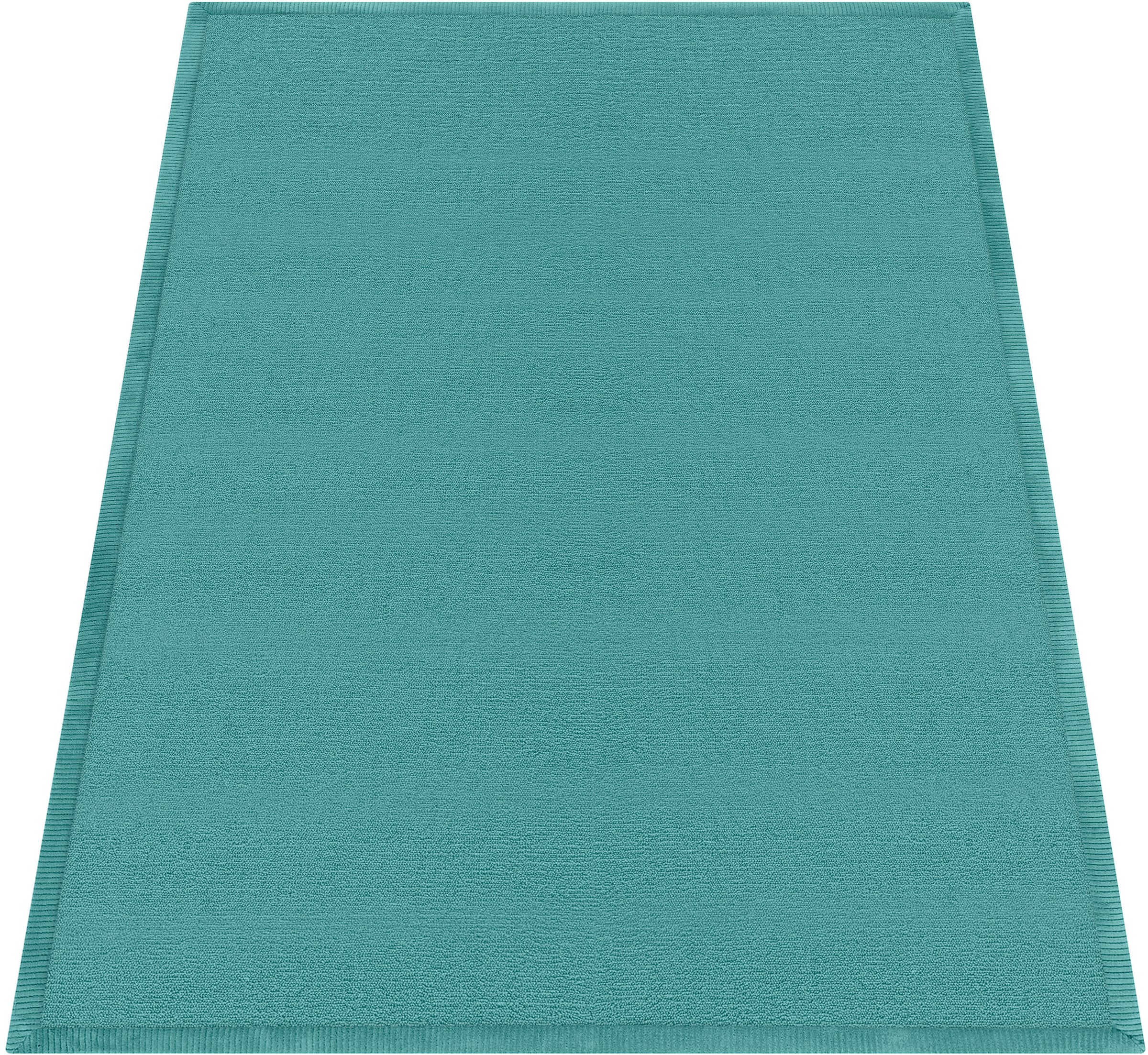 Teppich »Tatami 475«, rechteckig, Kurzflor, Uni-Farben, mit Memory Foam, waschbar