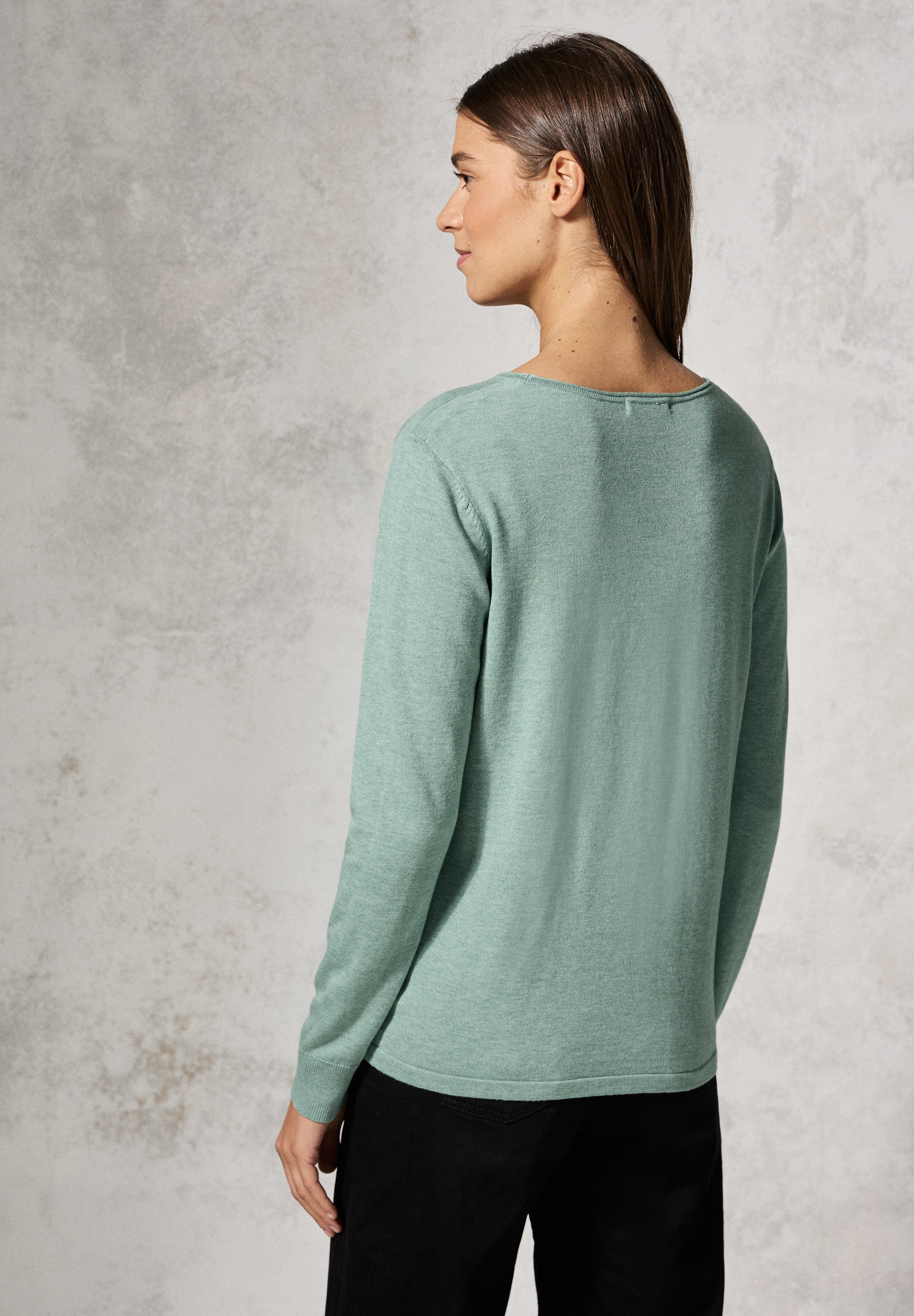 Cecil Strickpullover, mit Rundhalsausschnitt