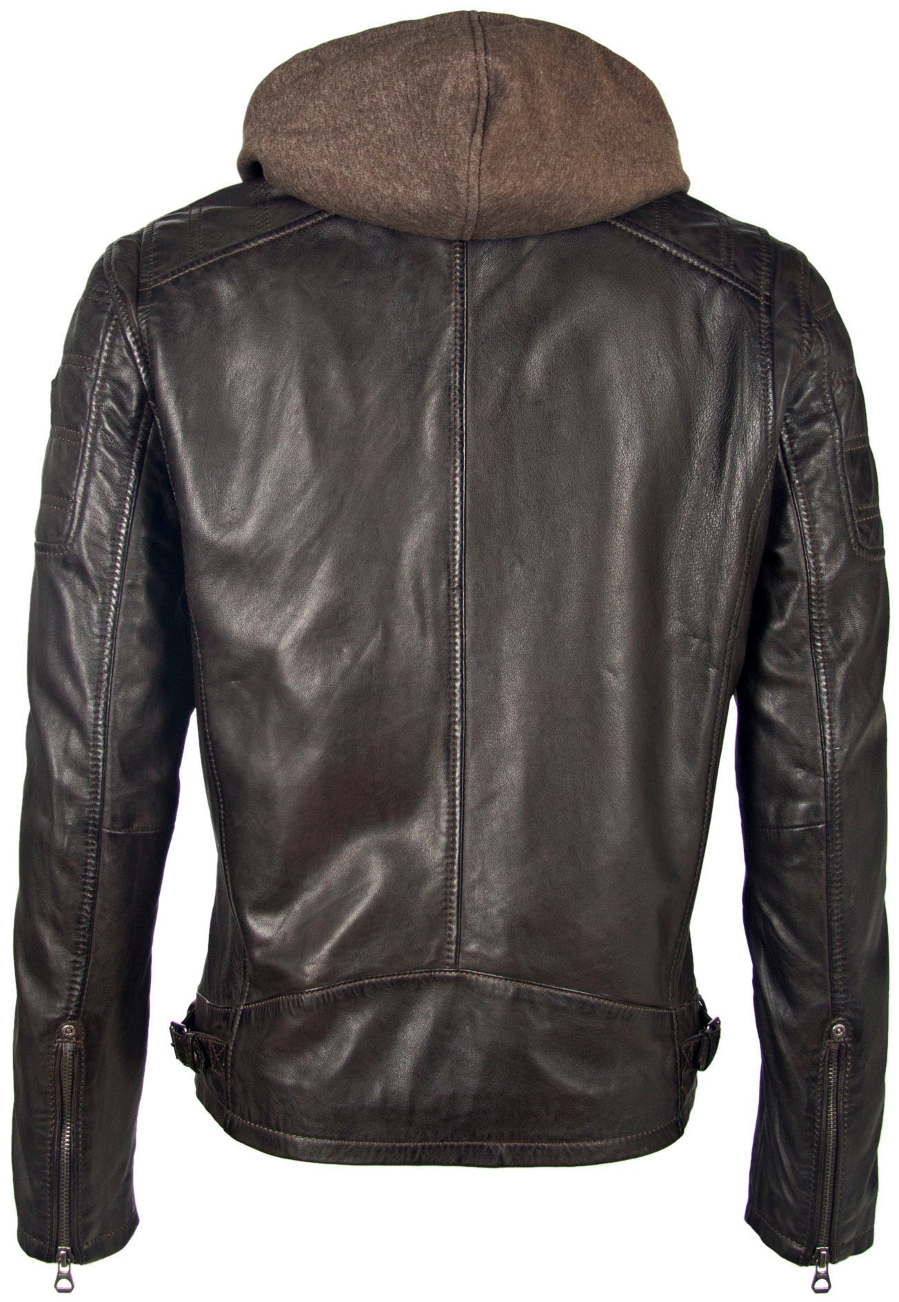 Mauritius Lederjacke "Rylo LAKEV" mit Kapuze Reißverschluss, Reißverschluss günstig online kaufen