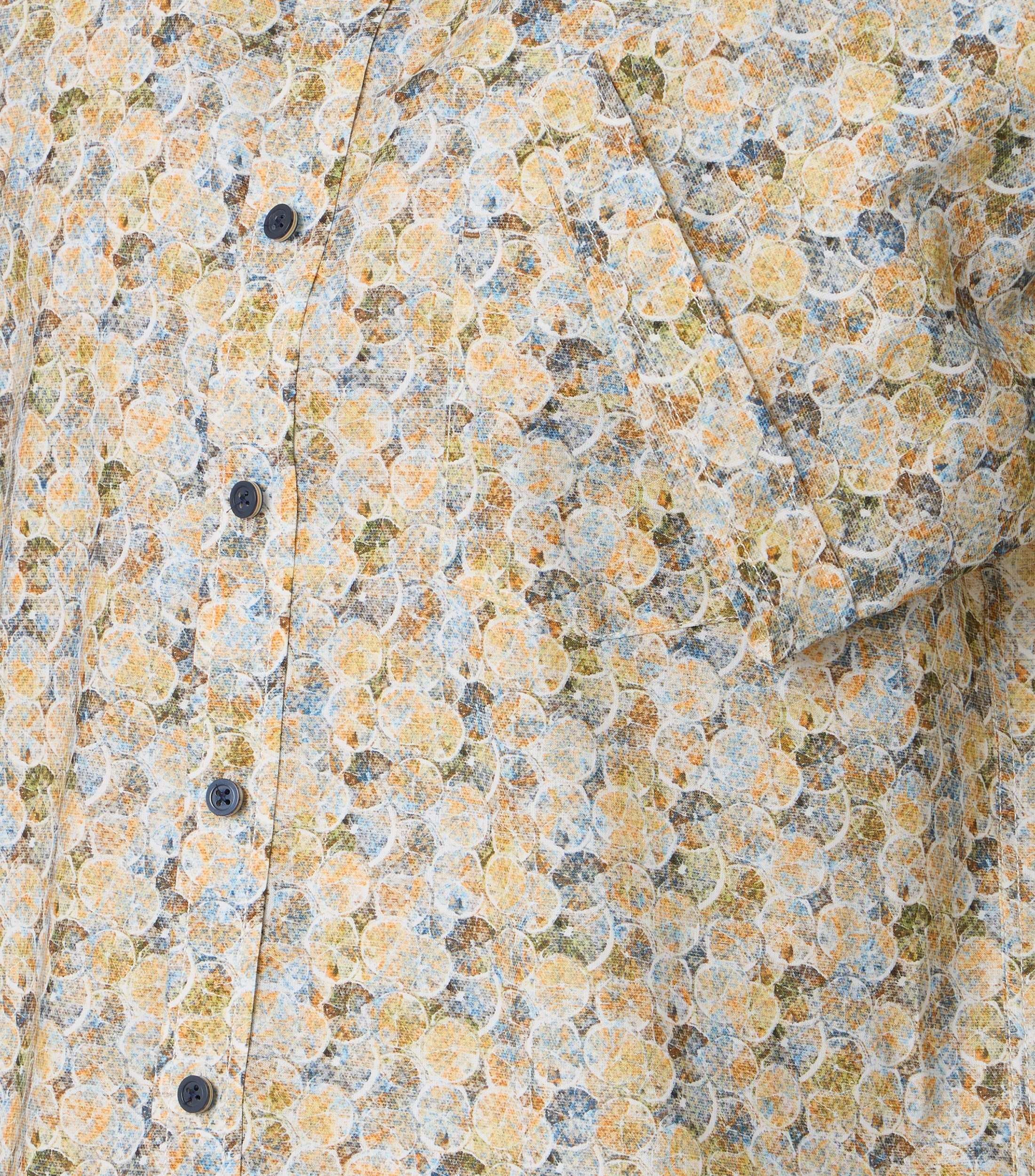 CASAMODA Casual Short Sleeve Shirt Print Yellow XXL 9