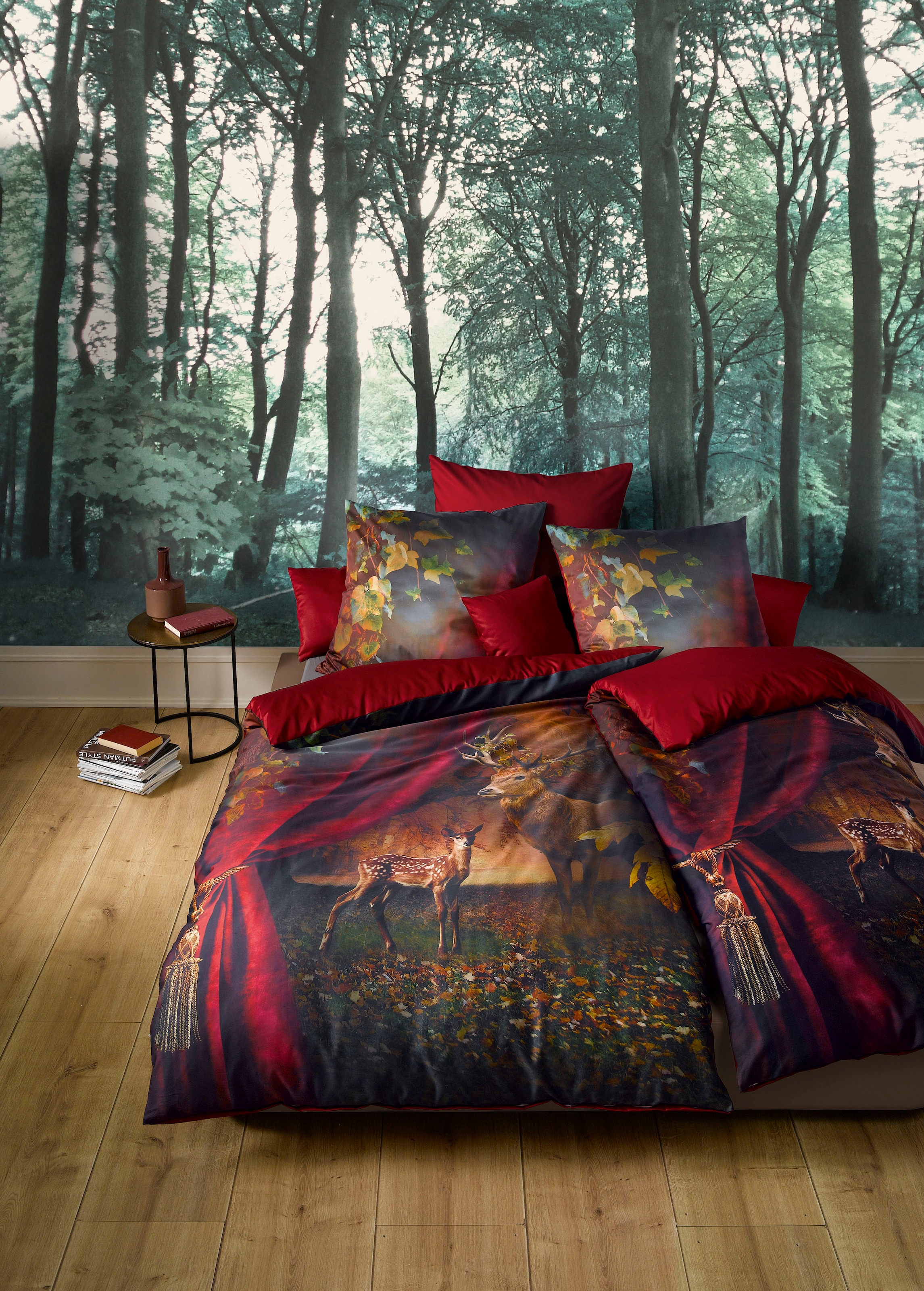 fleuresse Wendebettwäsche "Bed Art S 3759" 3 Stk. Mako Satin, Baumwolle, in Gr. 135x200, 155x220, 200x200cm