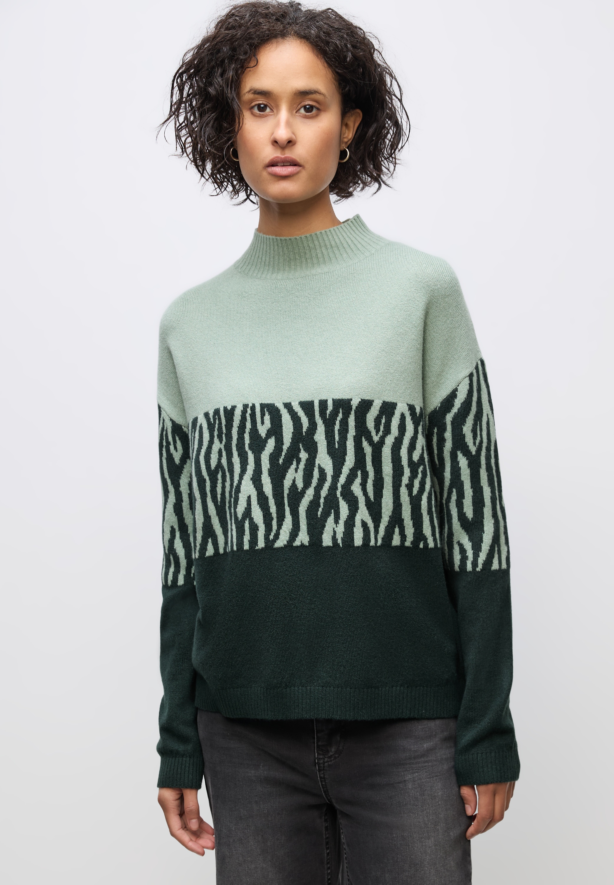 STREET ONE Strickpullover, im soften Baumwoll-Mix günstig online kaufen