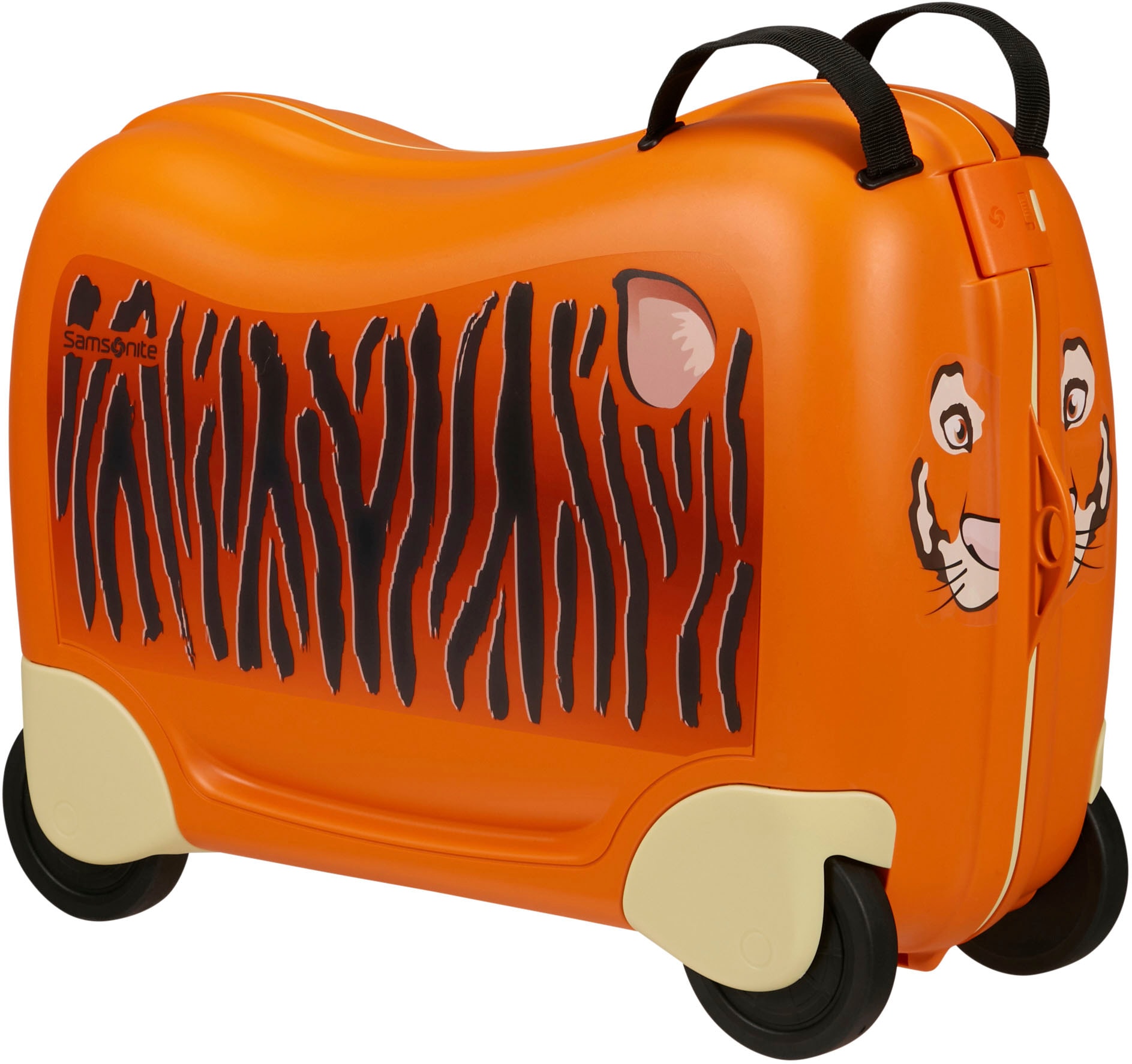 Samsonite Kinderkoffer "Dream2Go Ride-on Trolley, Tiger", 4 Rollen, zum sitzen und ziehen