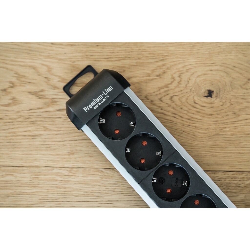 Brennenstuhl Steckdosenleiste »Premium-Pect-Line«, 6-fach, (Kabellänge 3 m), USB Power-Delivery Typ C, 1x USB-A, Überspannungsschutz und Schalter