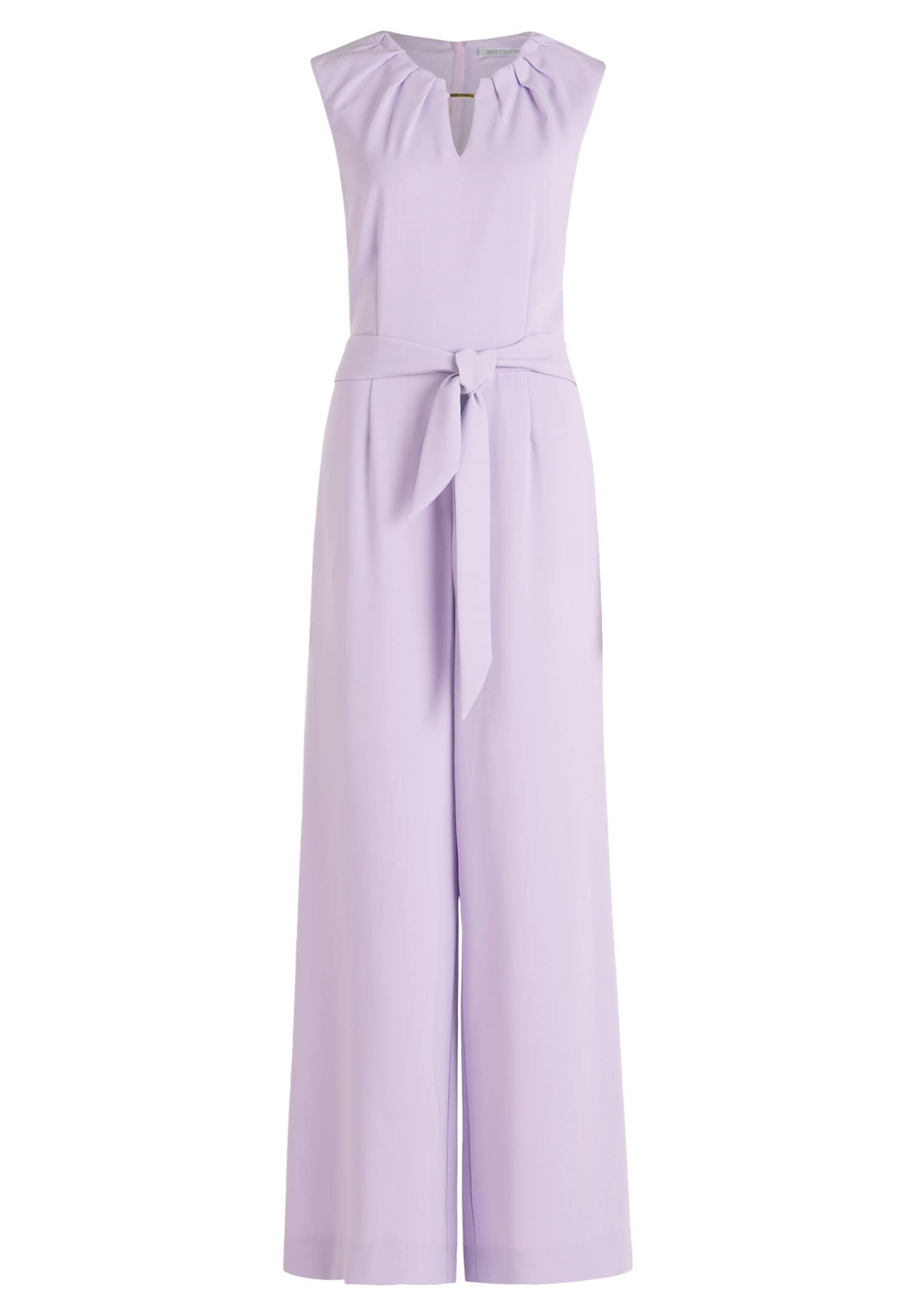 Betty&Co Overall »Betty & Co Jumpsuit ohne Arm«, (1 tlg.), Falten