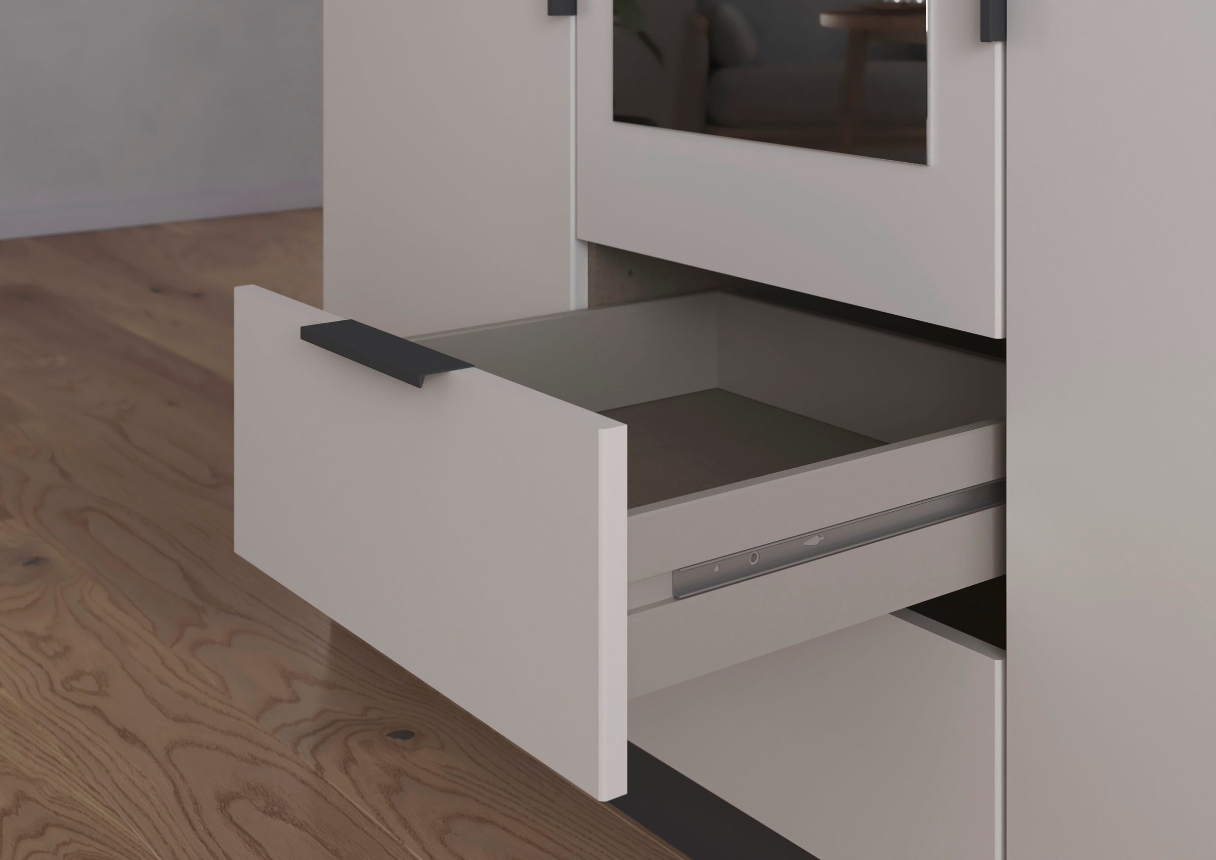 rauch Drehtürenschrank »Kleiderschrank Schrank Garderobe KREFELD optional mit Spiegel«, mit 3 Griff-Varianten, inkl. praktischen Schubladen MADE IN GERMANY