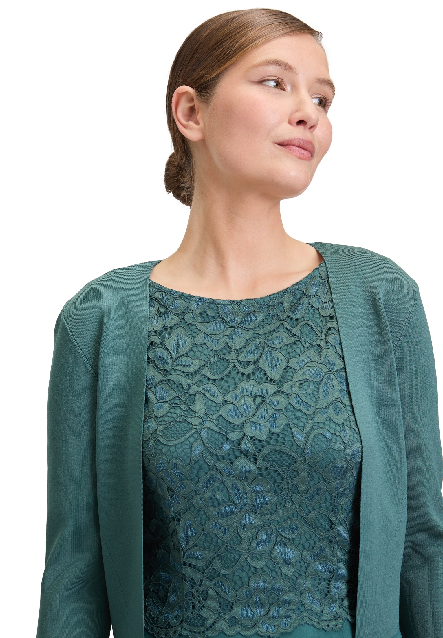 Vera Mont Strickjacke »Vera Mont Strickbolero langarm«, Ärmelschlitz