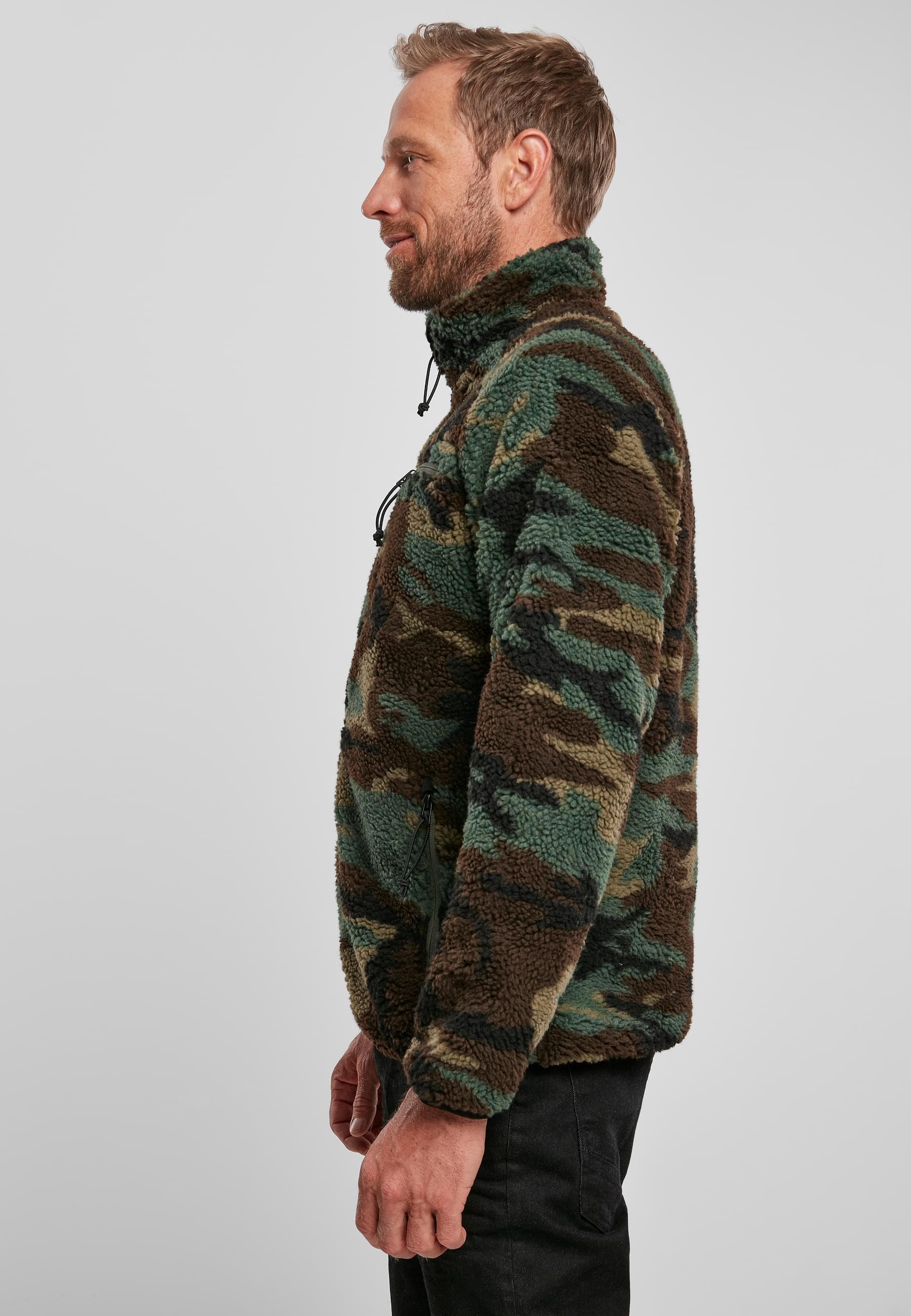 Brandit Allwetterjacke »Brandit Herren Teddyfleece Jacket«, (1 St.), ohne Kapuze