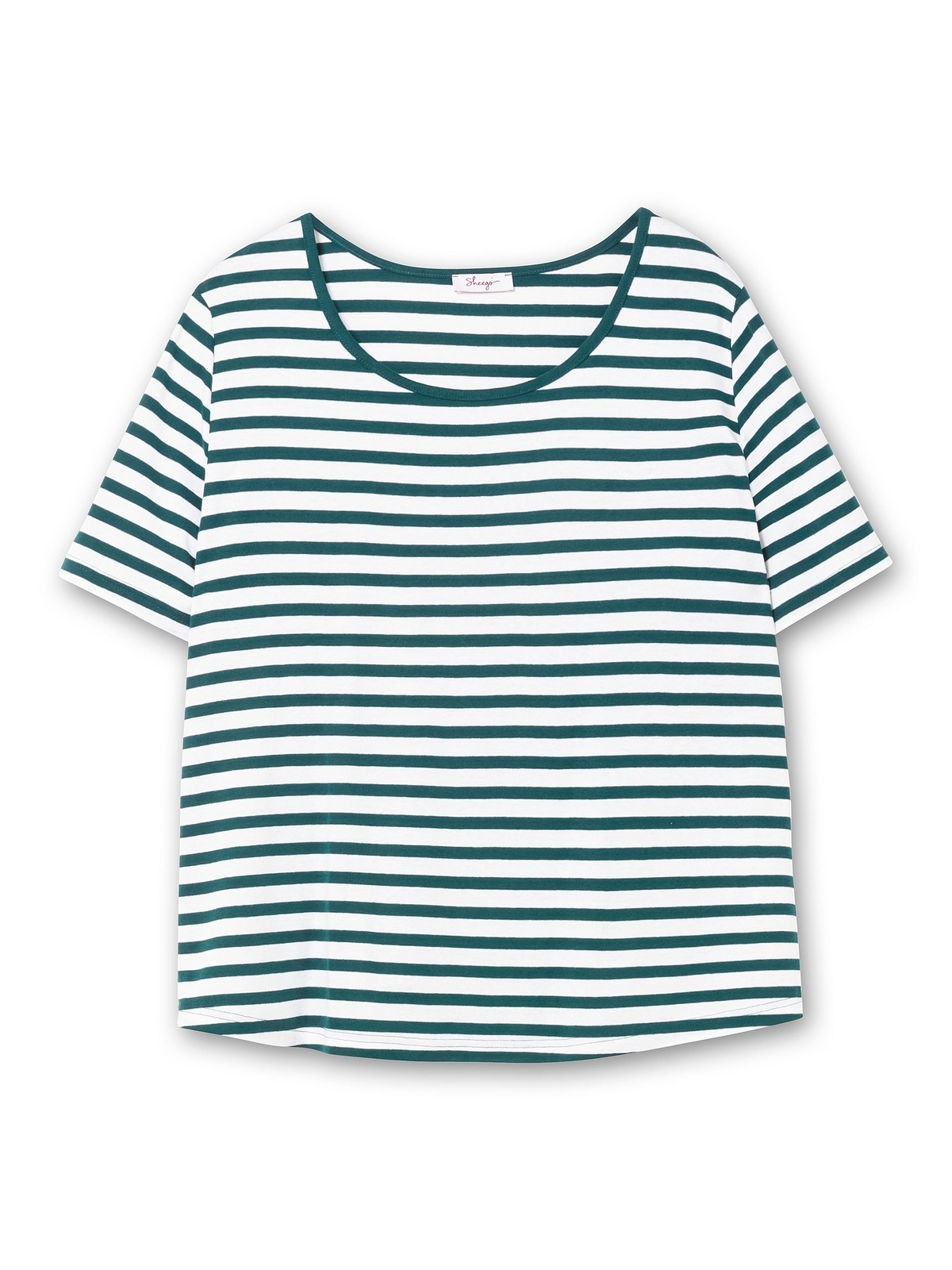 Sheego T-Shirt »Große Größen«, mit garngefärbtem Ringel, aus Rippware