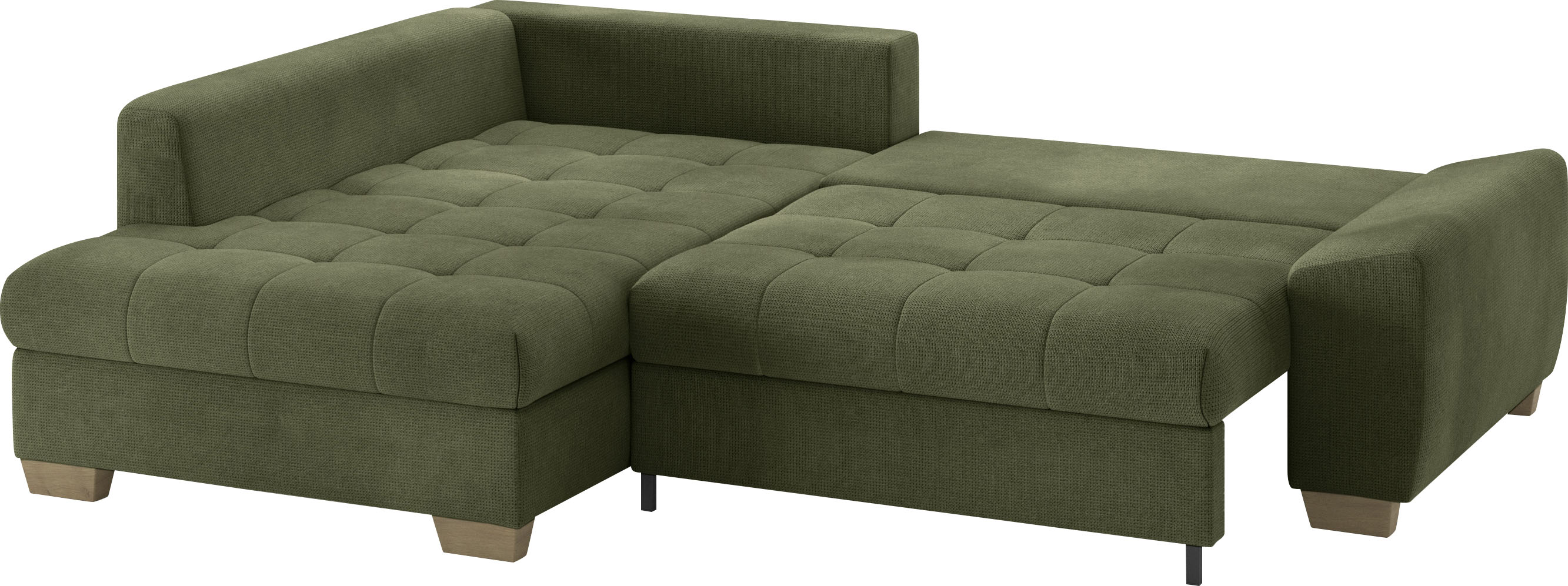 Thumbnail - Mr. Couch Ecksofa "Nikita II, L-Form, bis 140kg pro Sitzplatz belastbar" mit Kaltschaumpolsterung, wahlweise mit Bett un...