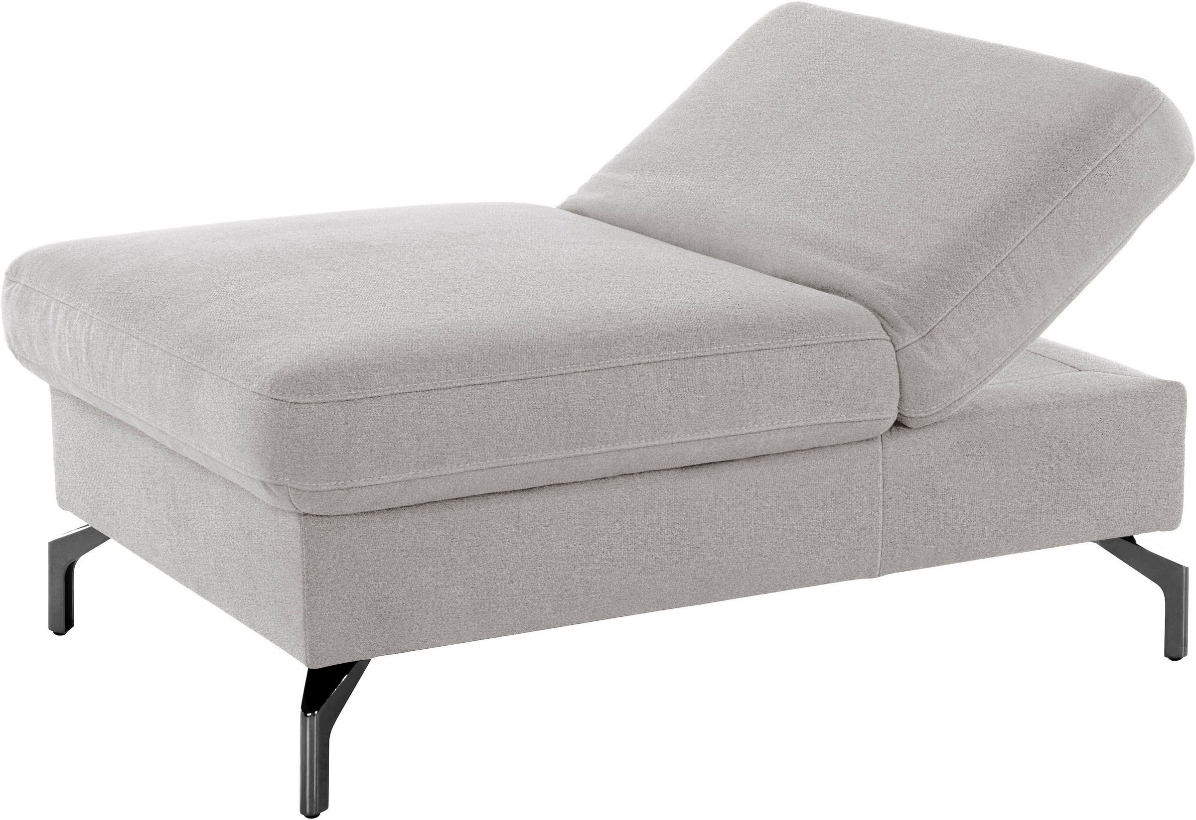 sit&more Hocker »Brisbane«, Fußhöhe 12 cm, mit Federkern und Klappfunktion