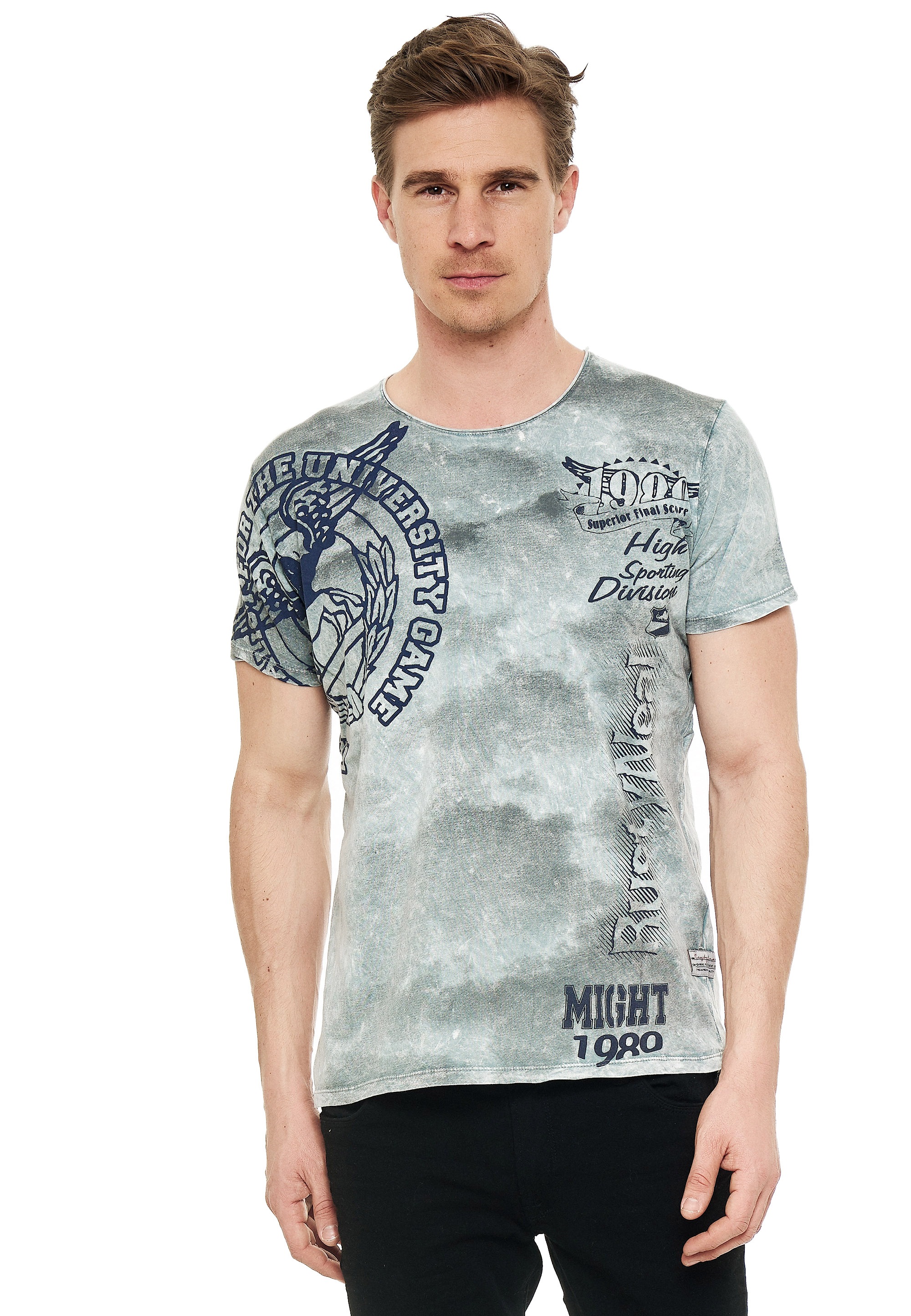 BAUR bestellen Print | eindrucksvollem Neal T-Shirt, mit Rusty ▷