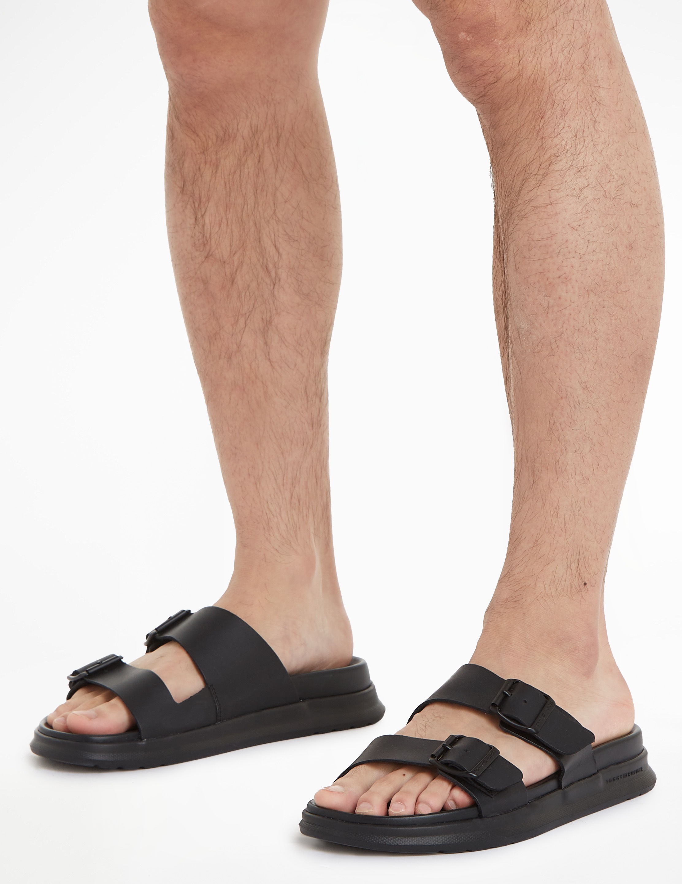 Tommy Hilfiger Pantolette "D DENSITY HILFIGER BUCKLE SANDAL", Sommerschuh, günstig online kaufen