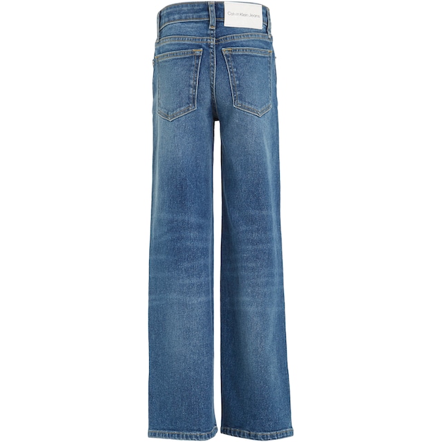 Calvin Klein Jeans Stretch-Jeans »HR WIDE LEG MID BLUE« | BAUR