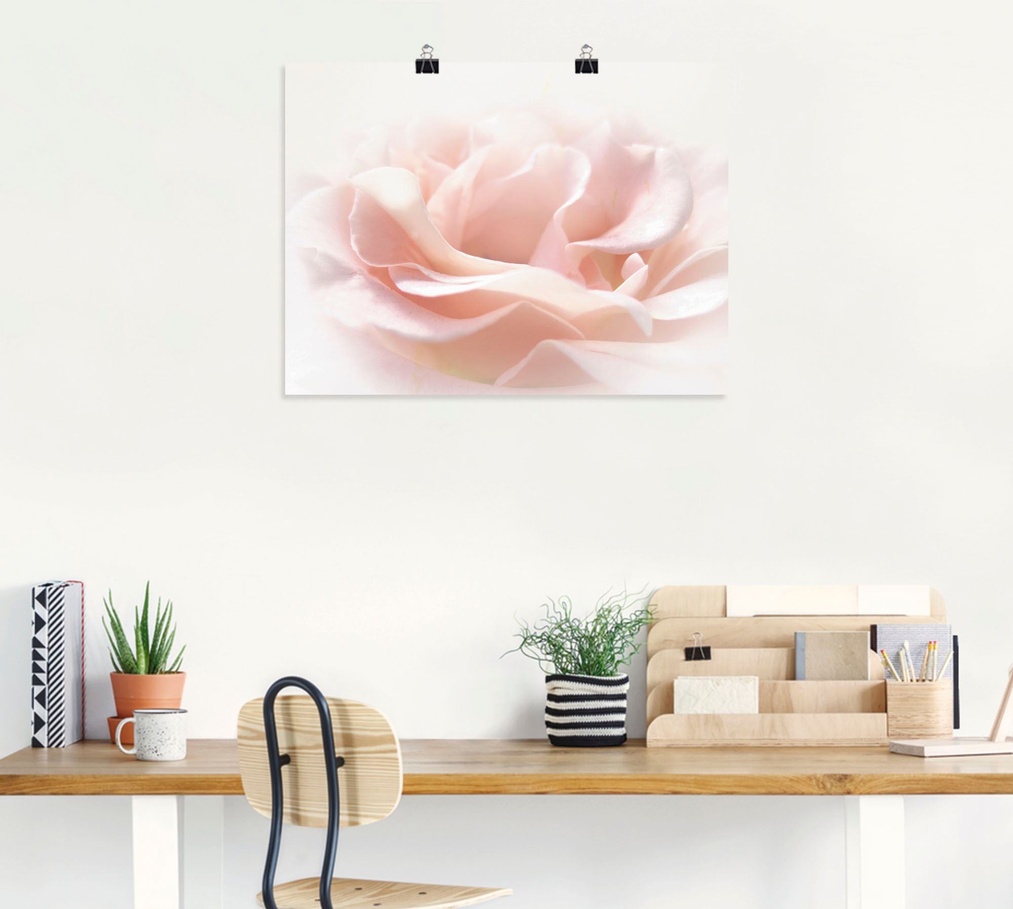 Artland Wandbild "Rose I", Blumen, (1 St.), als Alubild, Outdoorbild, Leinw günstig online kaufen