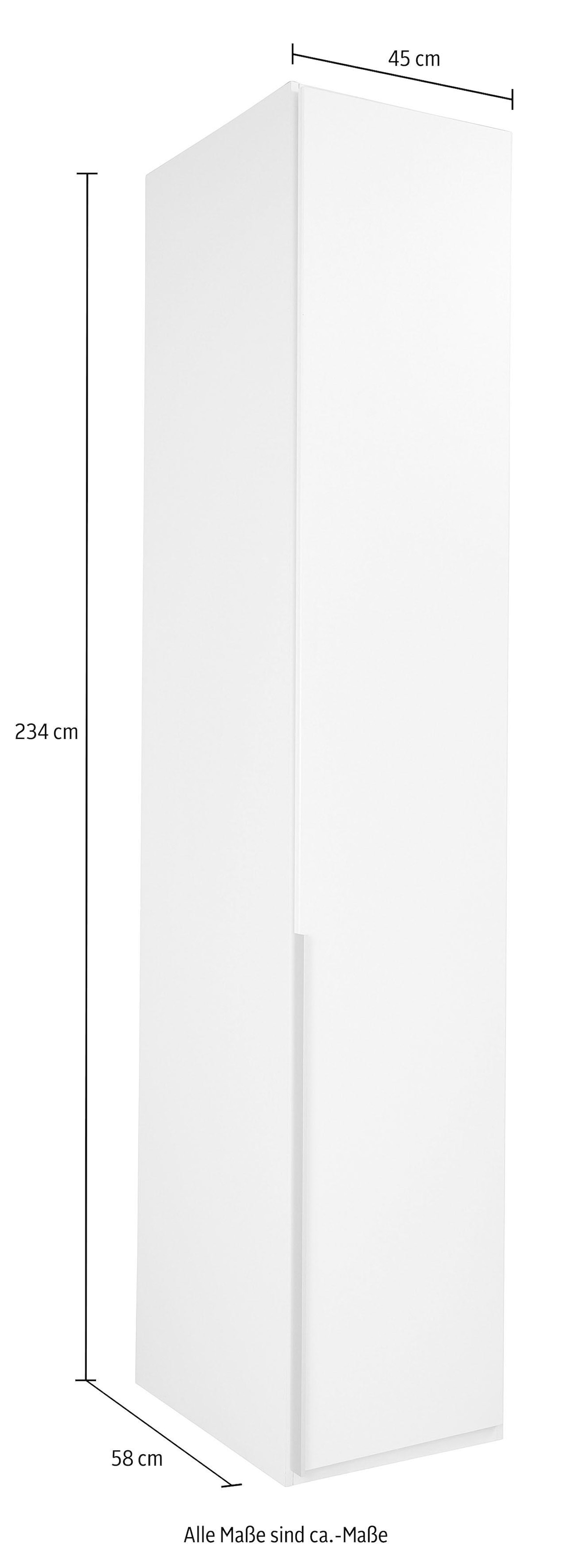 Wimex Kleiderschrank »New York« in vielen Breiten, 208 oder 236cm hoch