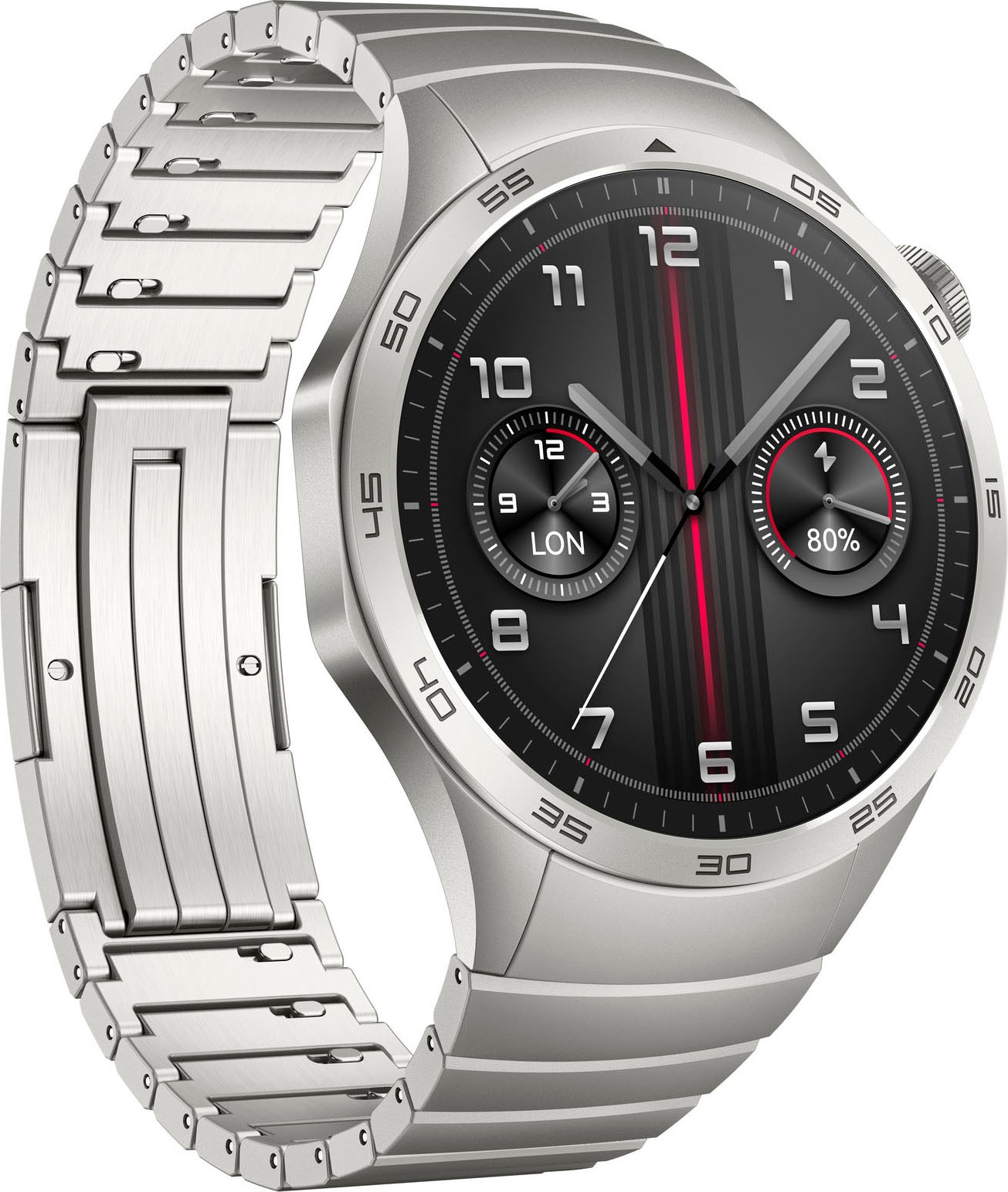 Huawei Smartwatch »Watch GT4 BAUR | 46mm«, (Edelstahlarmband)