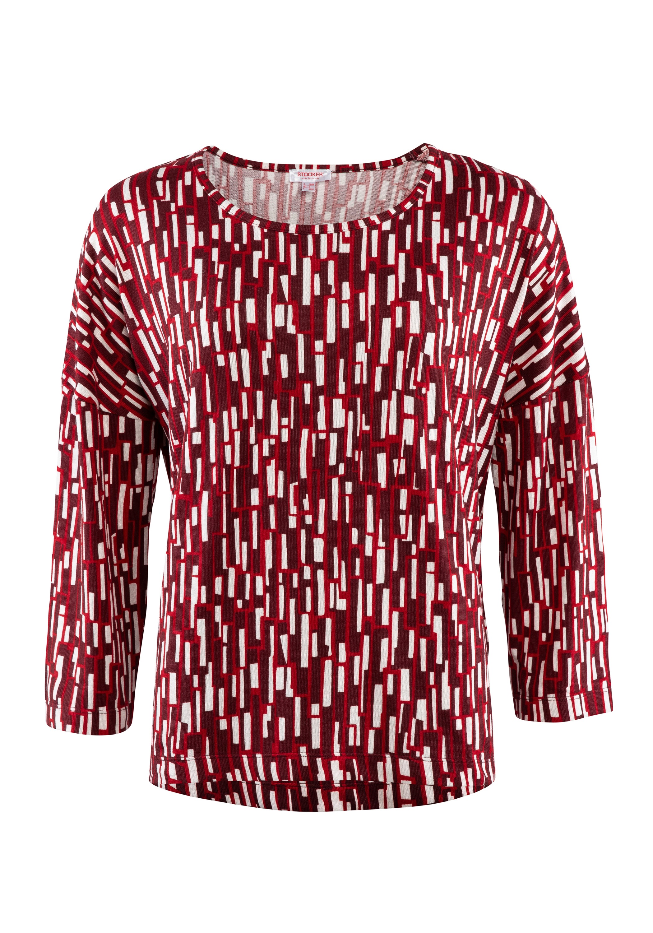 STOOKER WOMEN 3/4-Arm-Shirt »CARLY T-Shirt 3/4-Arm« Loose Fit Shirt Rundhals 3/4 Arm für Damen