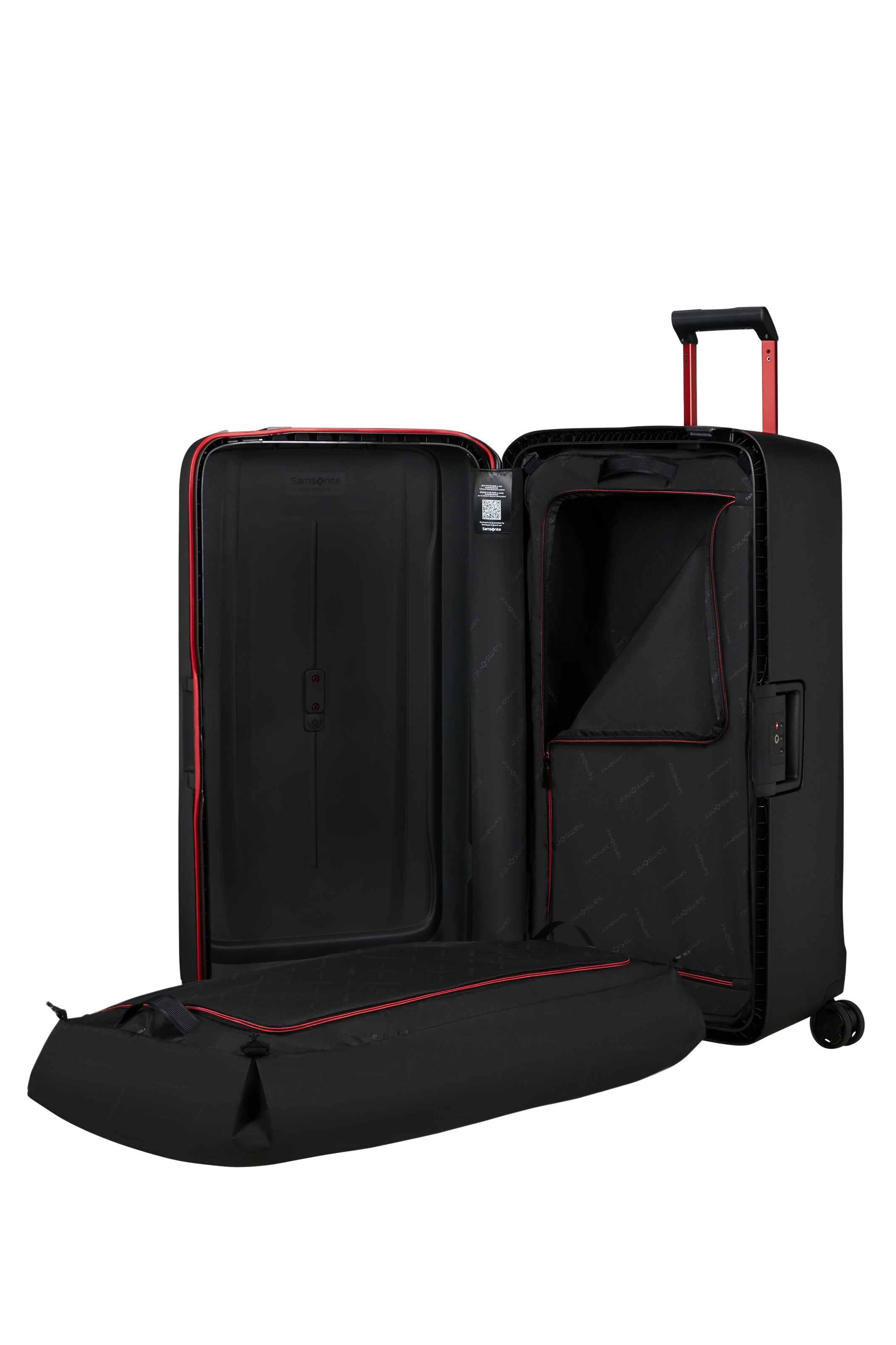Samsonite Hartschalen-Trolley »ESSENS« 110 l 4 Rollen mit Teleskopgriff, mit Soft-Touch-Tragegriff, mit Adressetikett