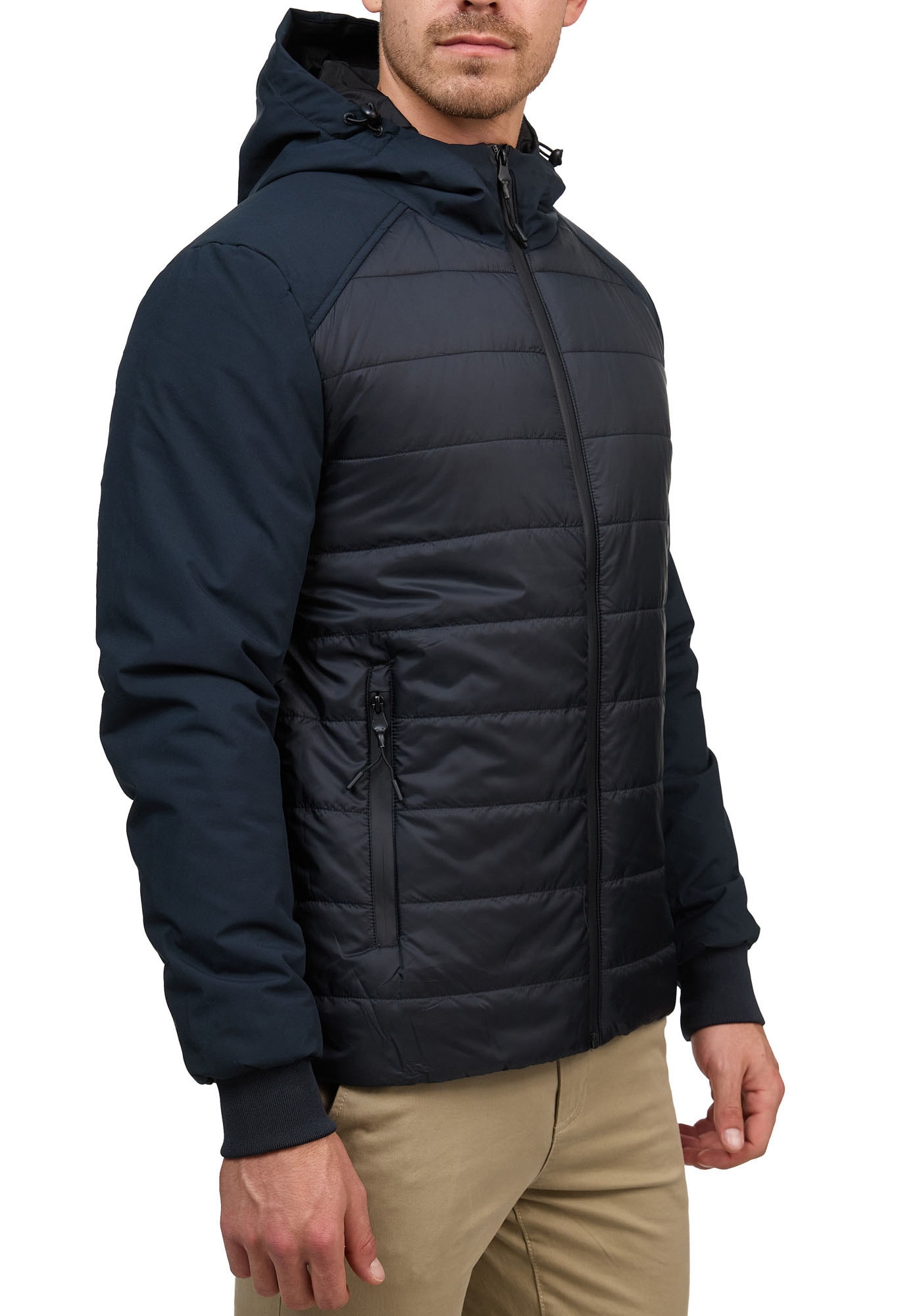 Indicode Steppjacke »INNoqual«, mit Kapuze