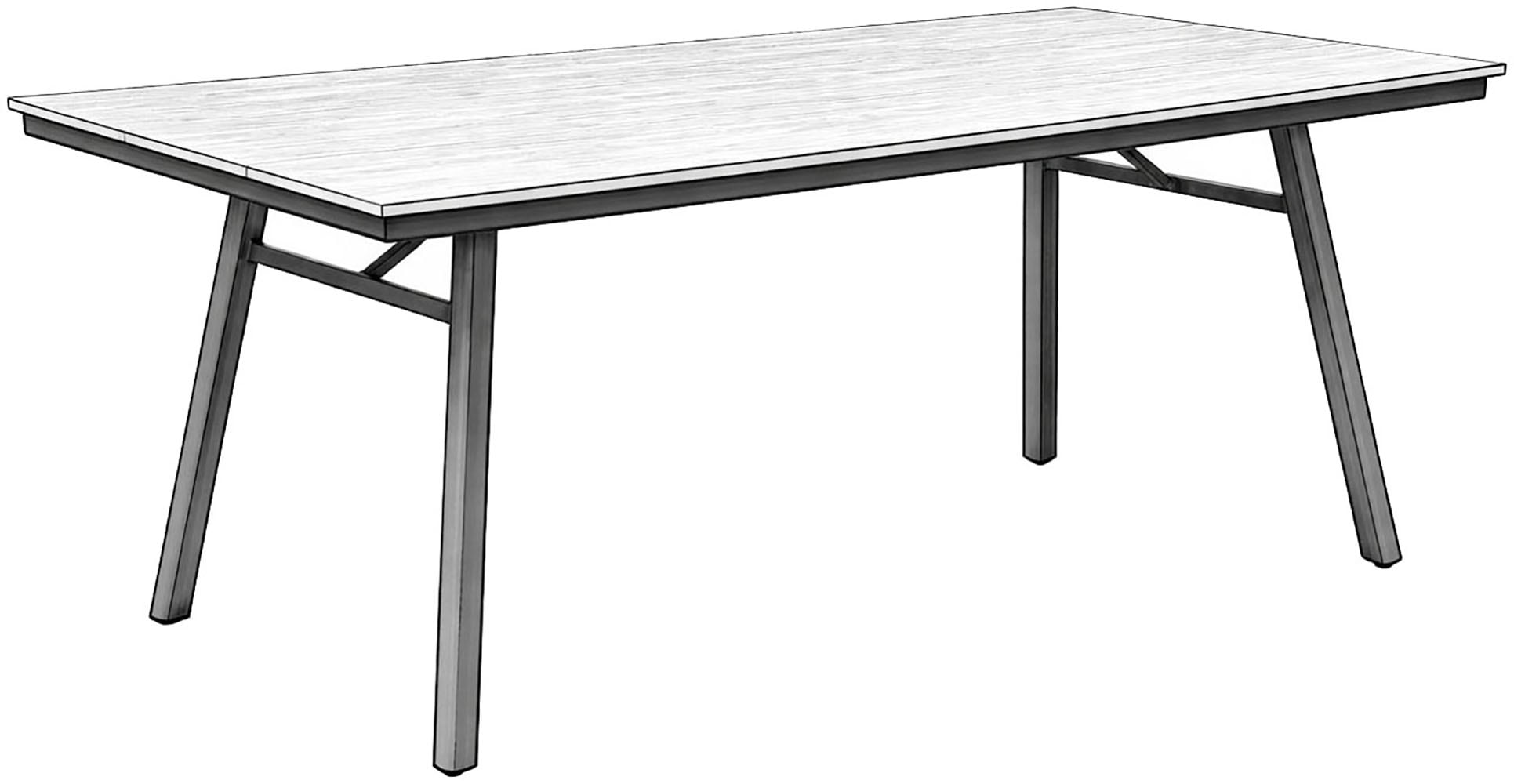 Destiny Garten-Essgruppe Set, 5 tlg. 1 Esstisch, 4 Hochlehner inkl Auflagen