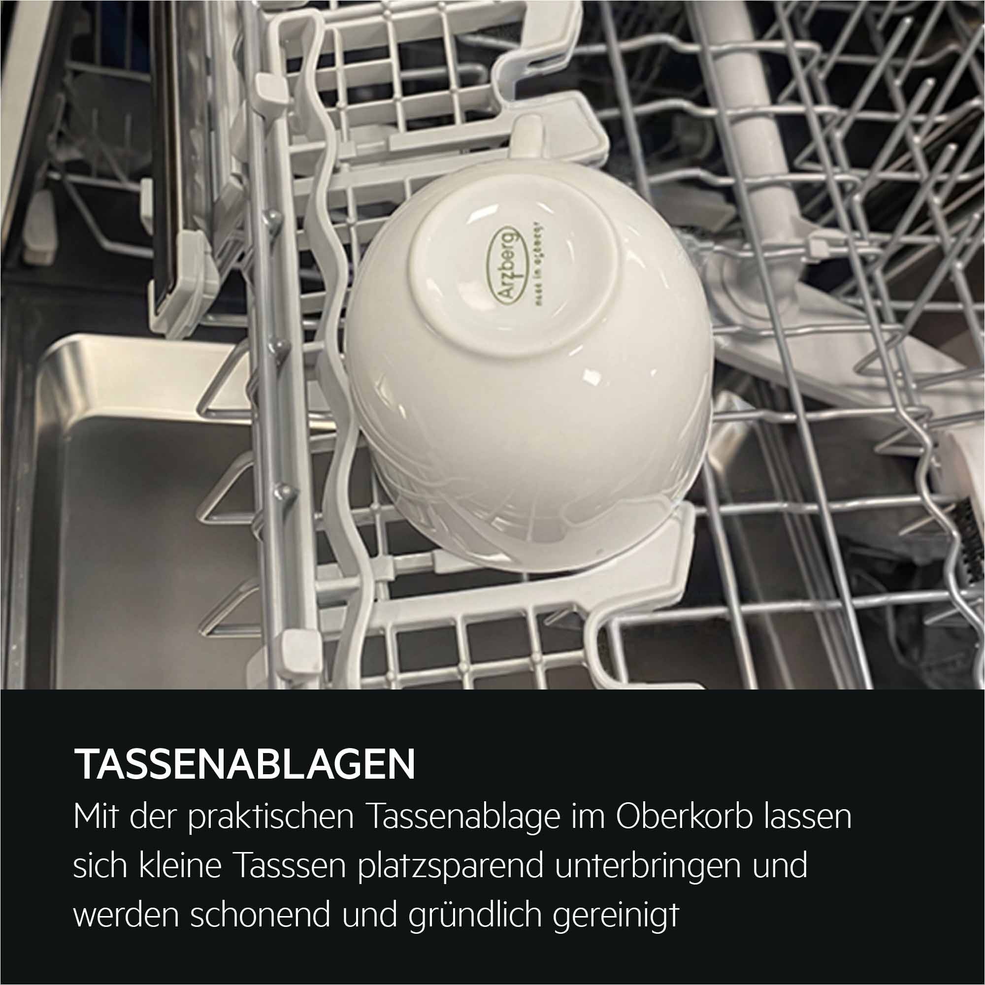AEG Unterbaugeschirrspüler 6000 »GU620B2SCM« Spülmaschine – starke Sprühabdeckung, viel Platz & sauber