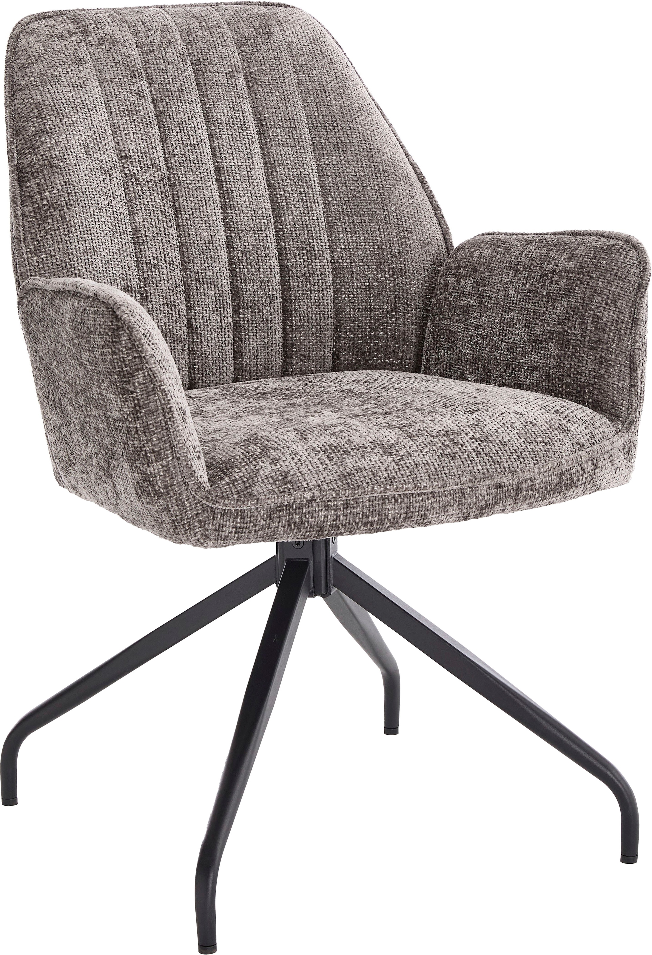 Home affaire Drehstuhl "Campanet" () 2 Stk.moderner Drehstuhl mit gepolster günstig online kaufen