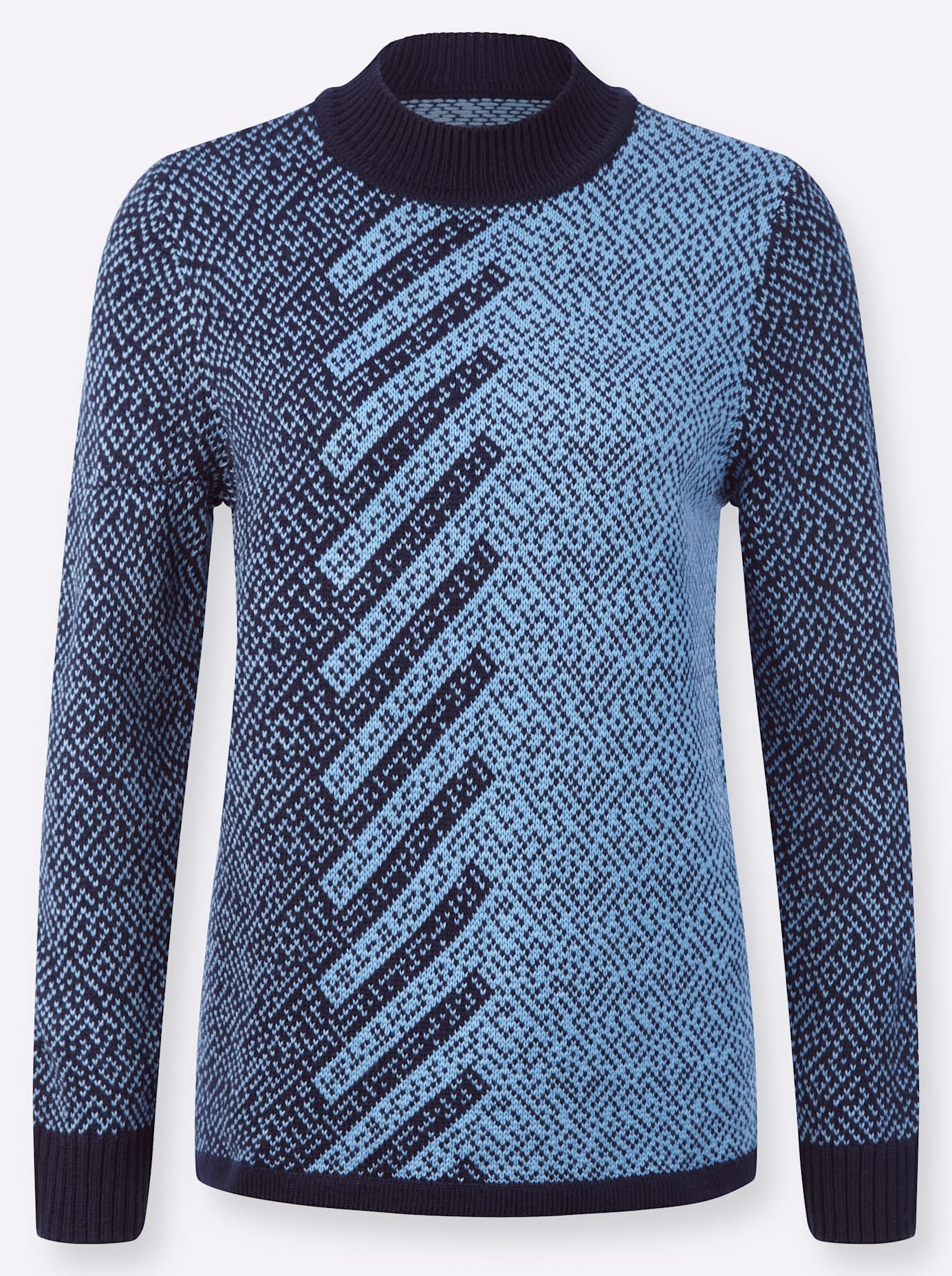 Classic Basics Jacquardpullover »Stehkragen-Pullover«