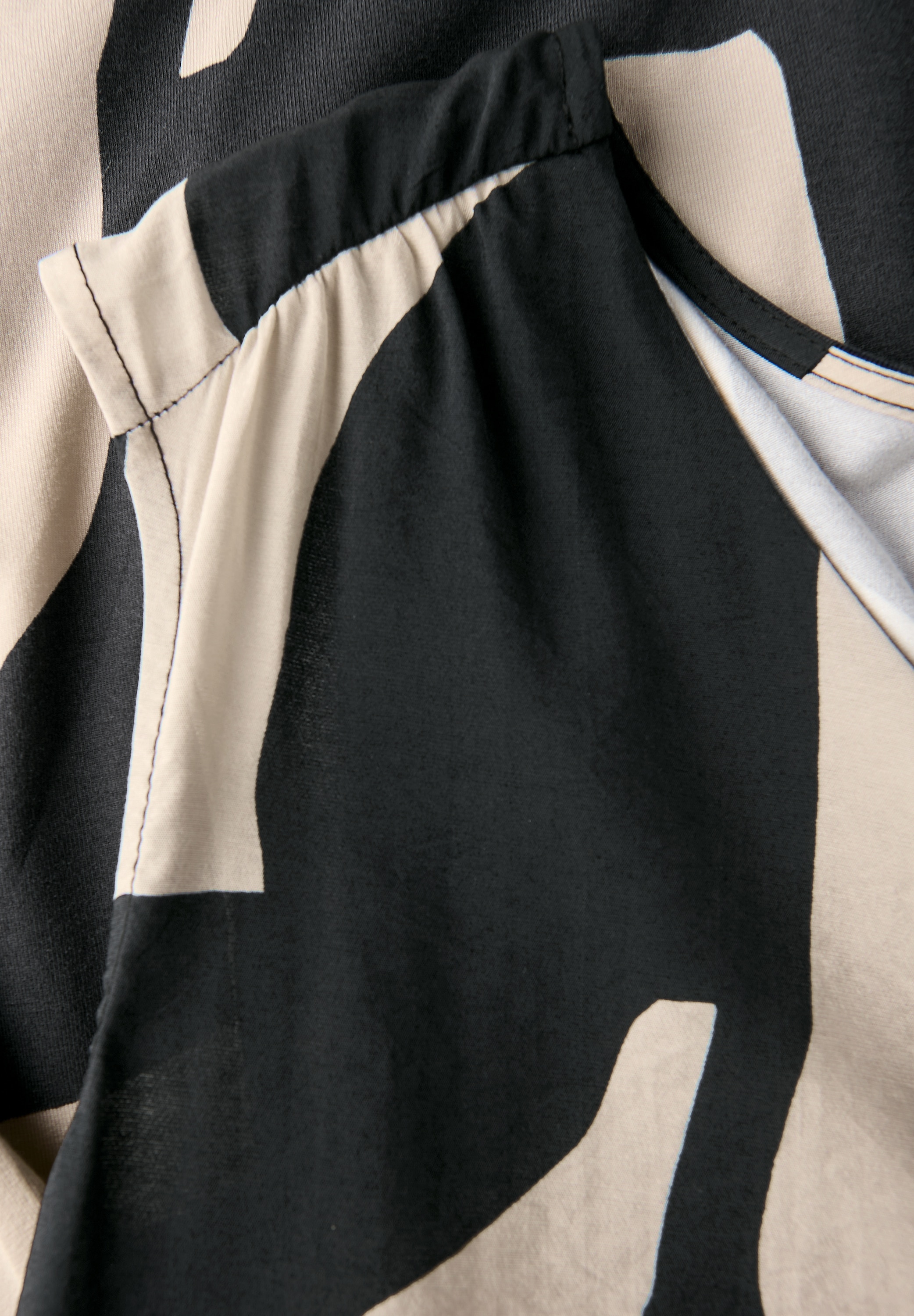 STREET ONE Shirttop, mit Elastiksaum