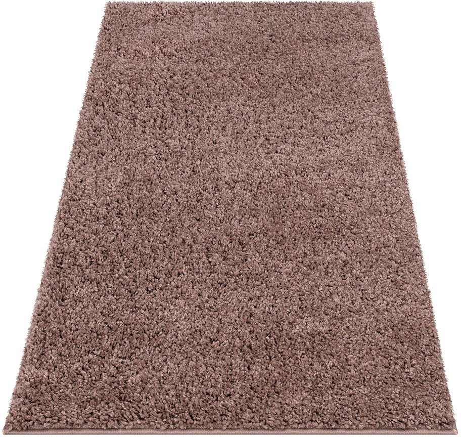 Carpet City Hochflor-Teppich »City Shaggy«, rechteckig, 30 mm Höhe, Auch als Läufer, Langflor, Uni, Shaggy, flauschig-weich